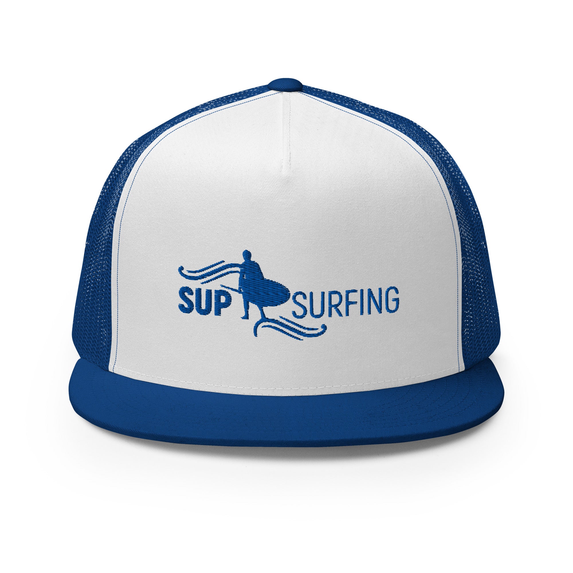 SUP Surfing Cap Ammersoul – Frontansicht, inspiriert vom SUP Boarding am Pilsensee & Weßlinger See, sportliche Trucker Cap