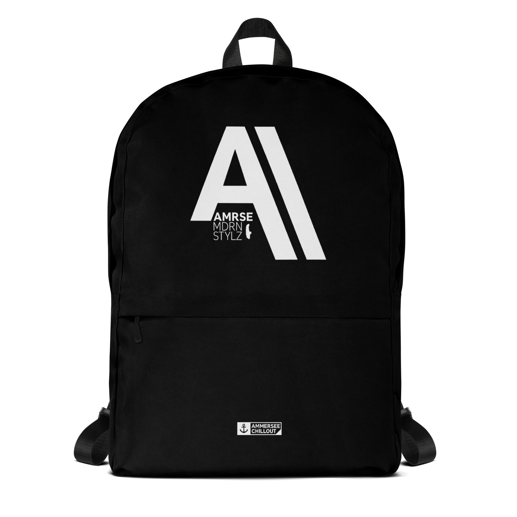 Modern Styles Rucksack Schwarz – nachhaltiger Backpack inspiriert von Ammersee & Herrsching im Fünfseenland bei Bayern