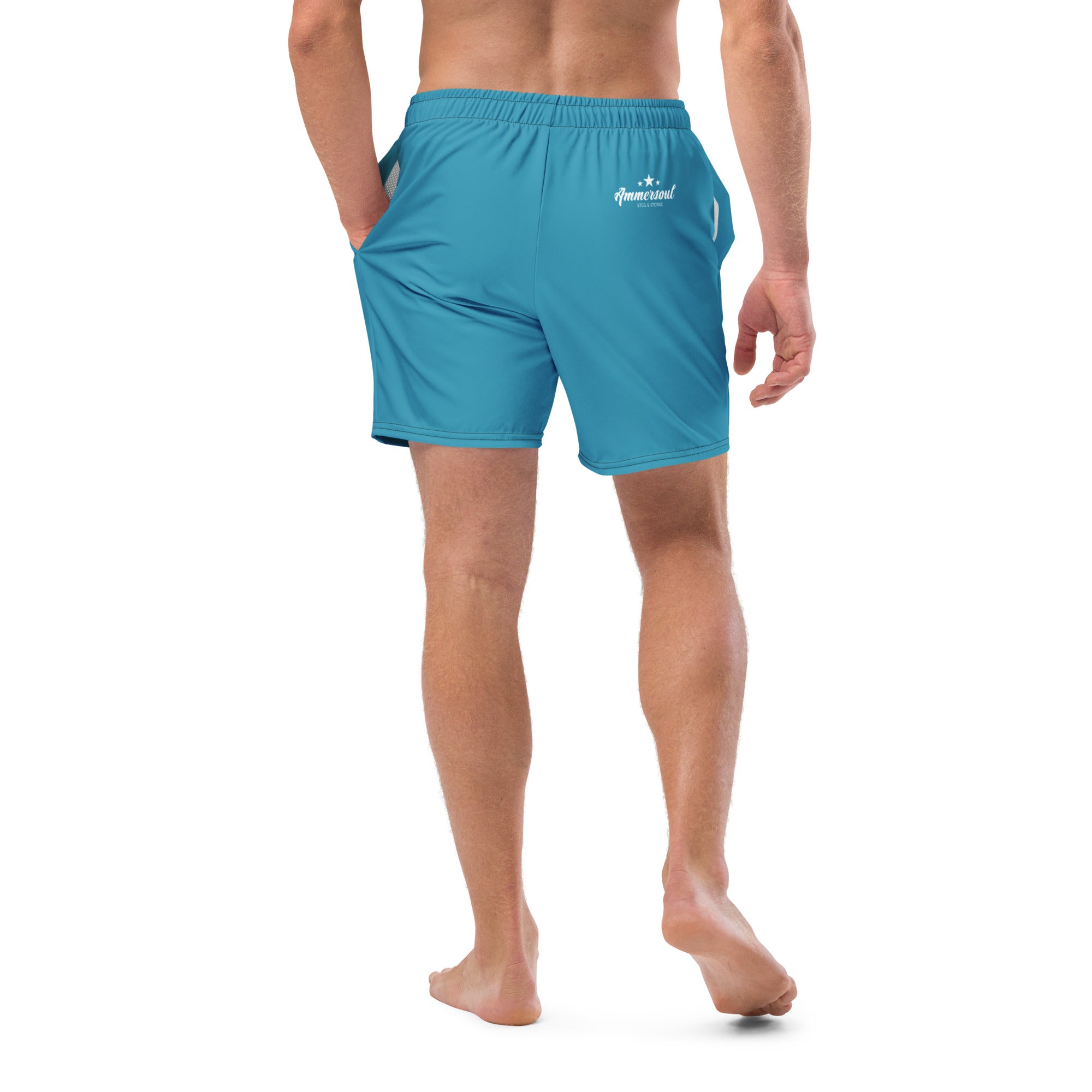Ammersoul Badeshort Herren Türkis – nachhaltige Swimwear inspiriert von Utting & Ambach im Fünfseenland