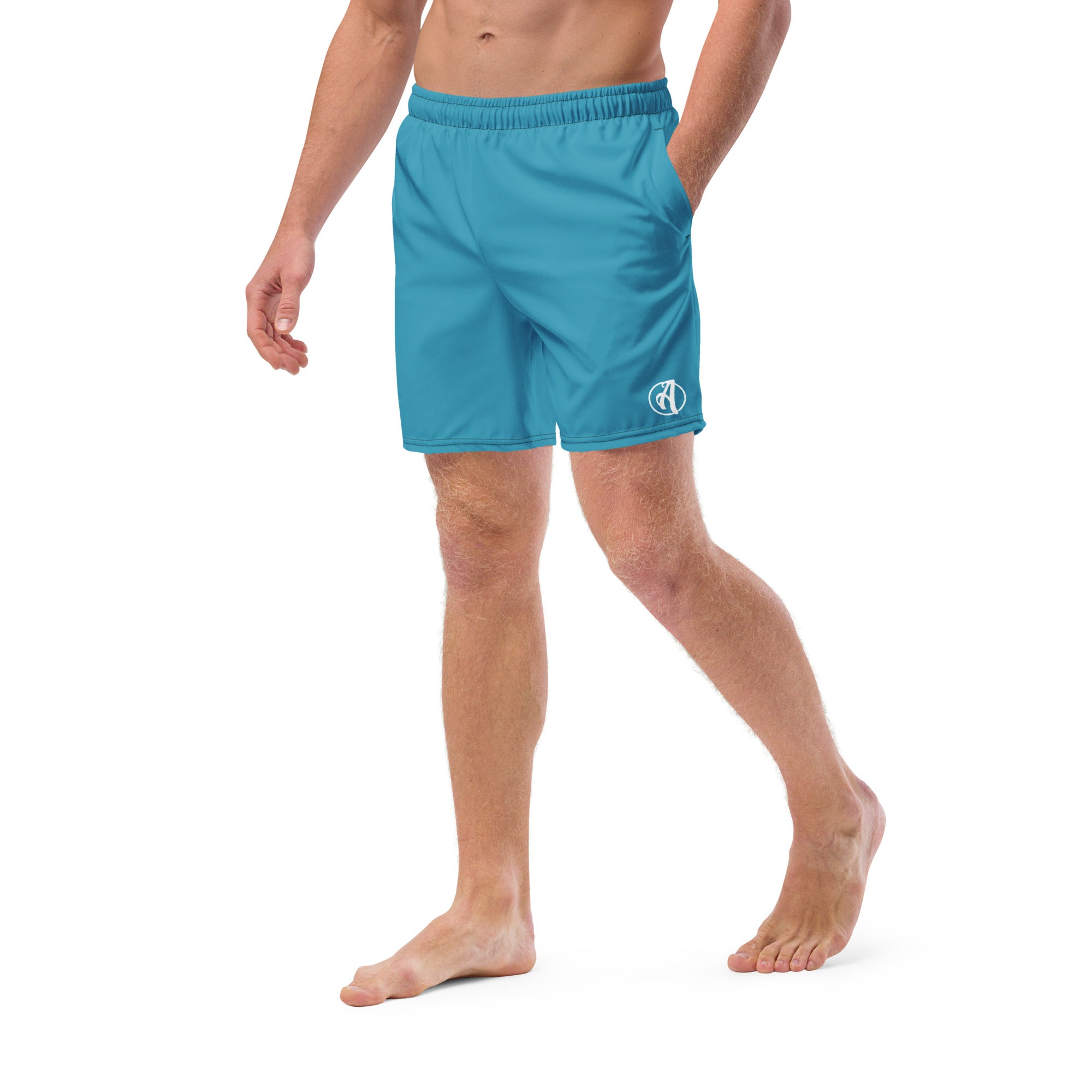 Ammersoul Badeshort Herren Türkis – Beachwear inspiriert von Herrsching & Dießen am Ammersee bei Augsburg