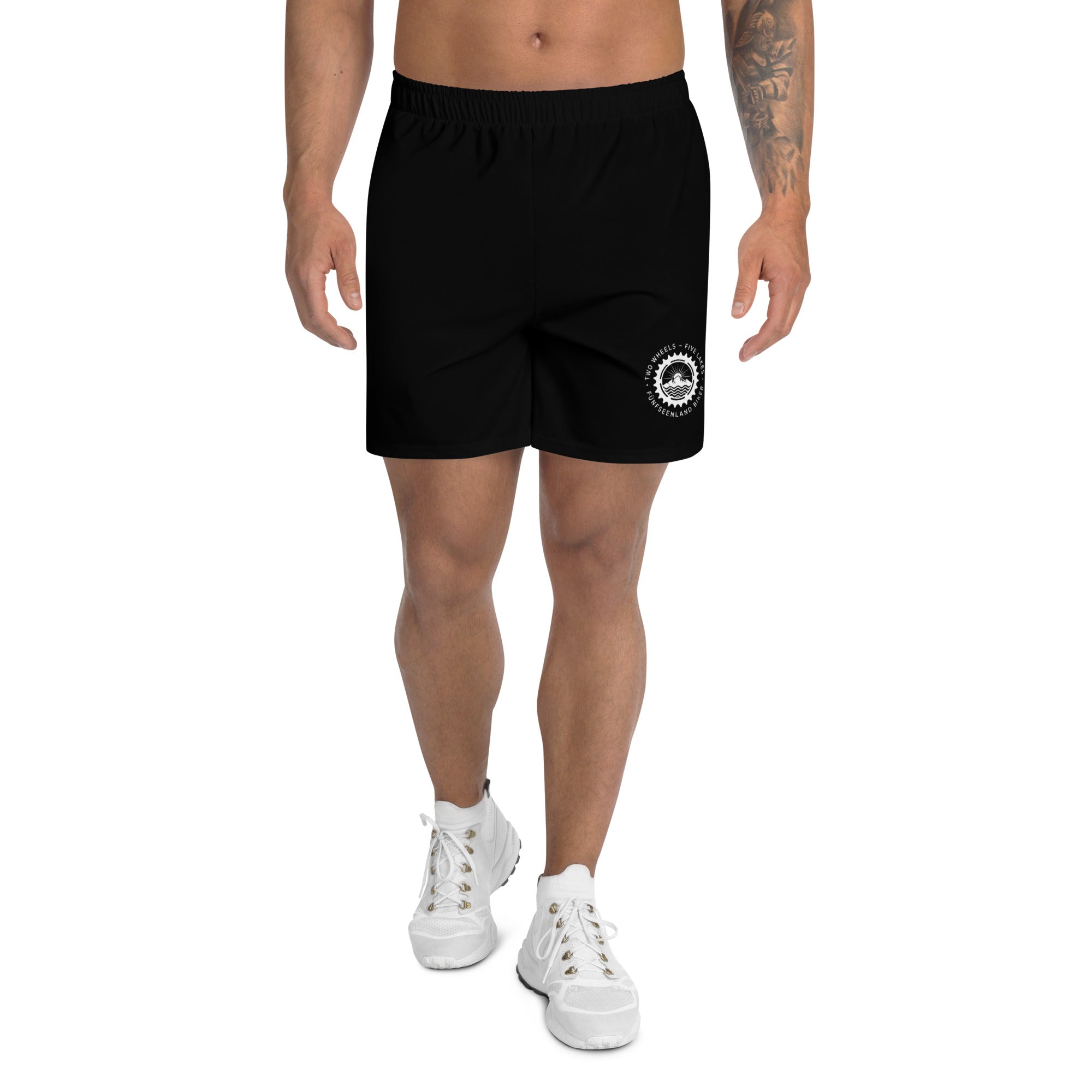 Mountainbike Sportshort Unisex, schwarz, inspiriert vom Mountainbike, E-Bike & Bio-Bike Touren & Fahrrad Touren und Trails