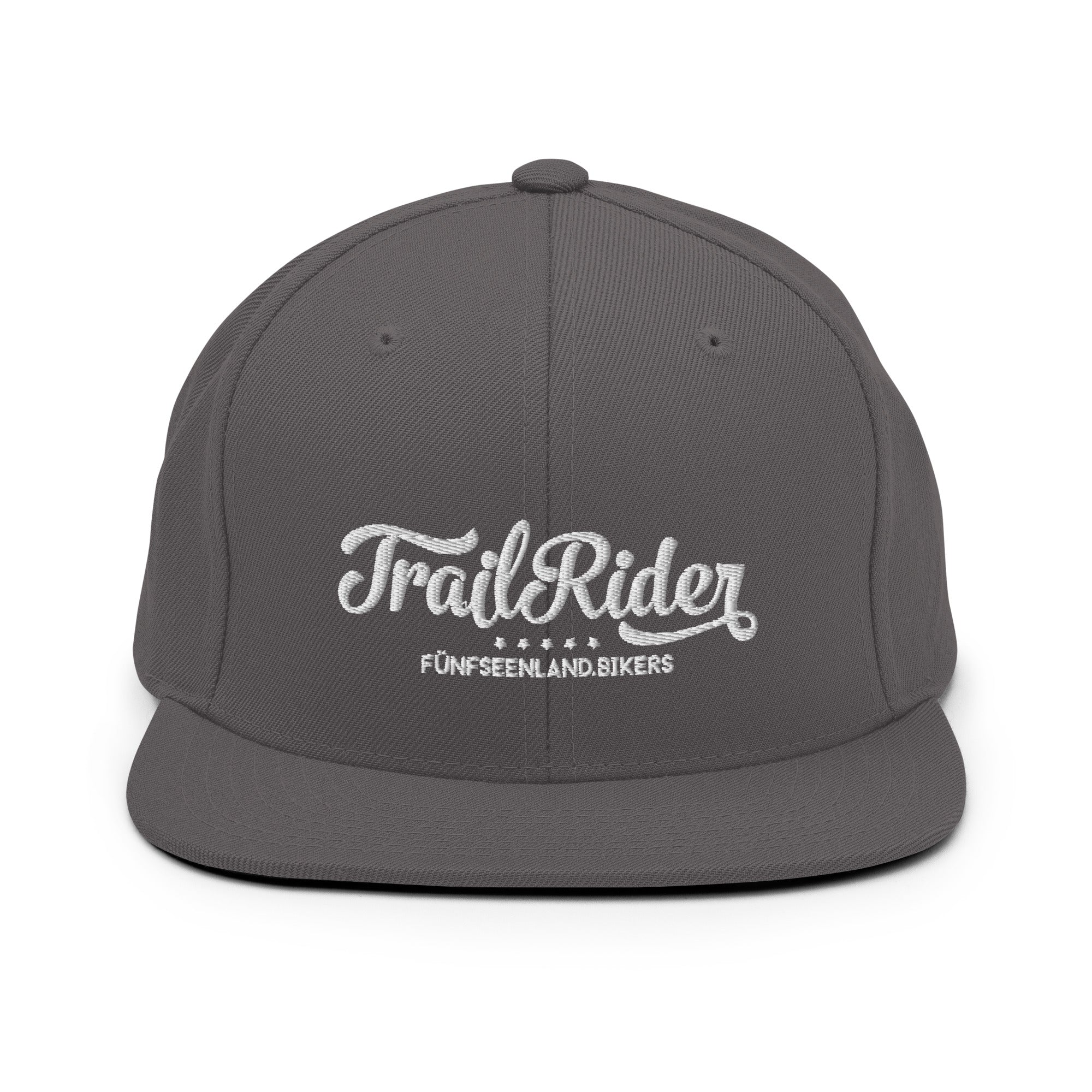 Mountainbike Cap Snapback, inspiriert vom Biken & E-Biken am Ammersee, Starnberger See & Fünfseenland. Stylisch & sportlich.