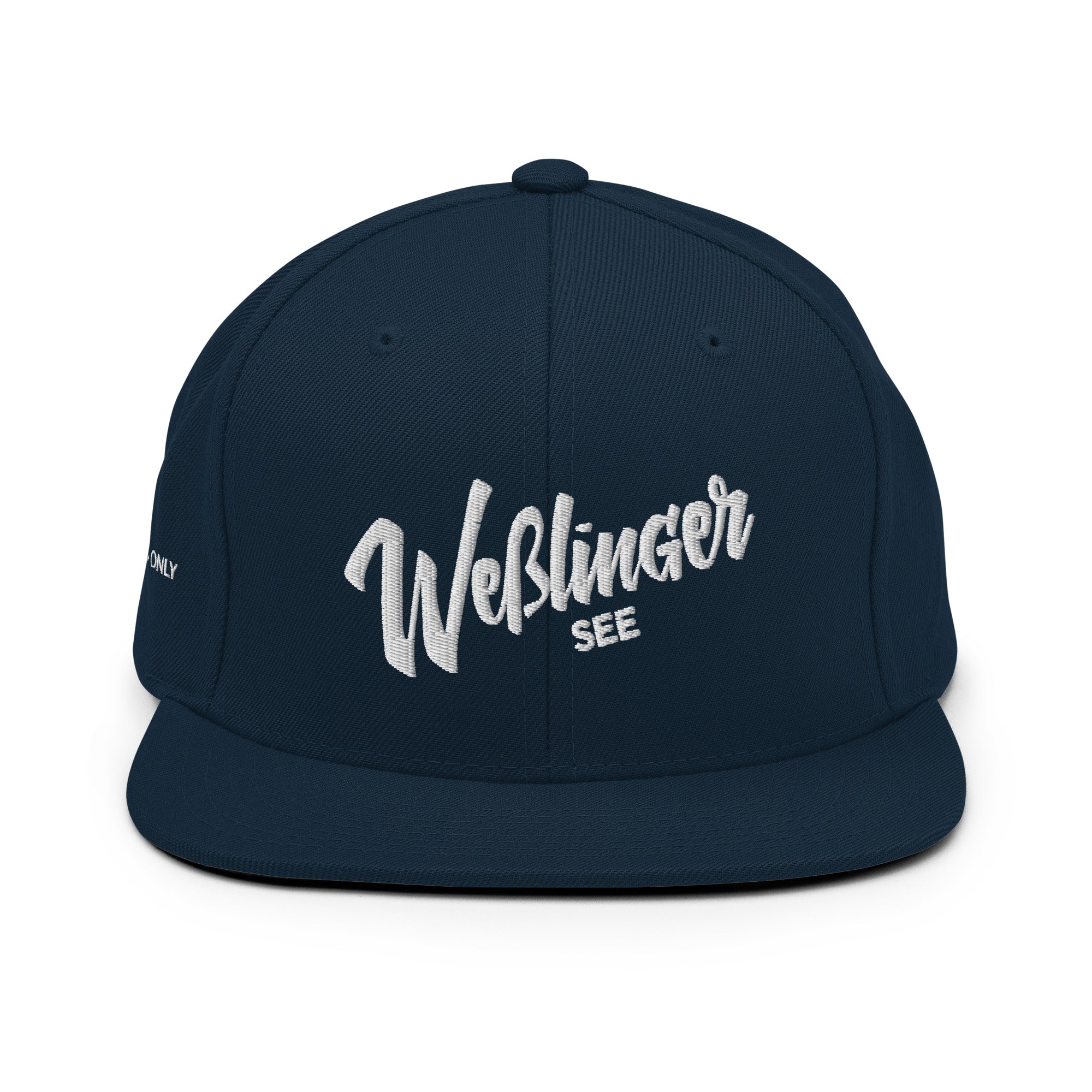 Wesslinger See Cap – Snapback Cap, inspiriert von Weßling & Weßlinger See im Fünfseenland in Bayern.