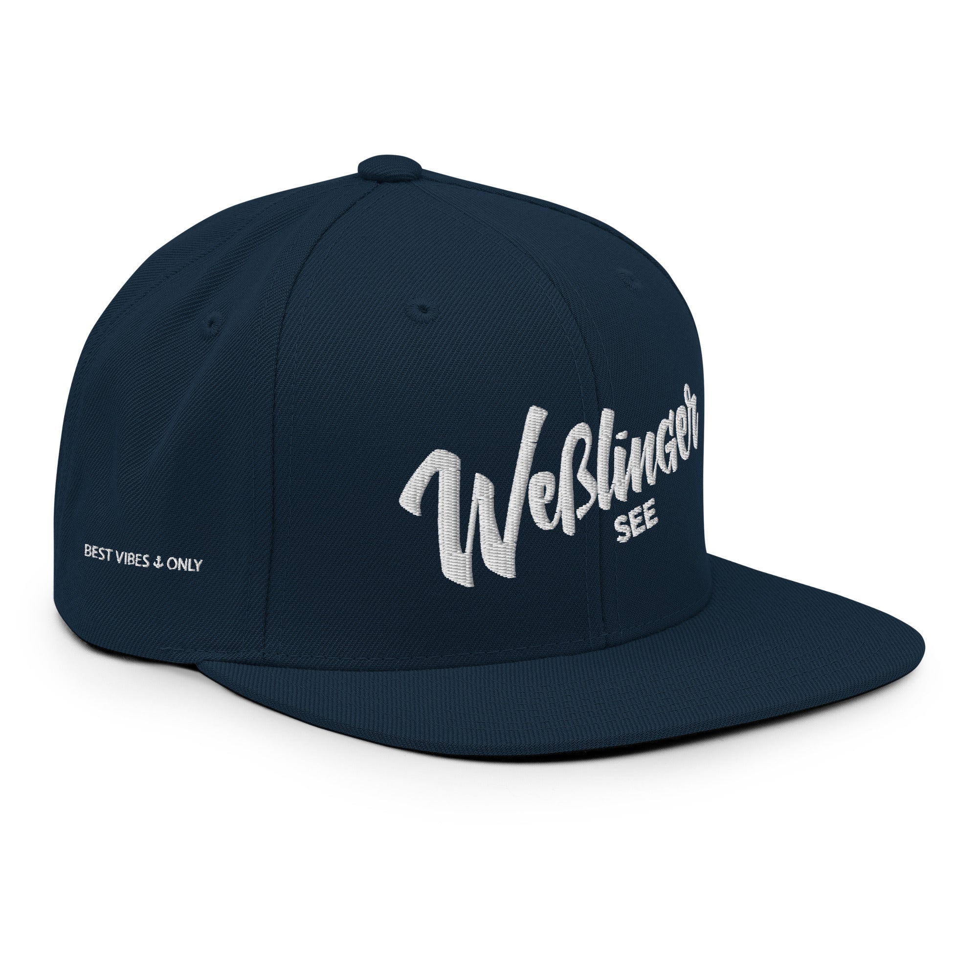 Wesslinger See Cap – Snapback Cap, inspiriert von Weßling & Weßlinger See im Fünfseenland in Bayern.
