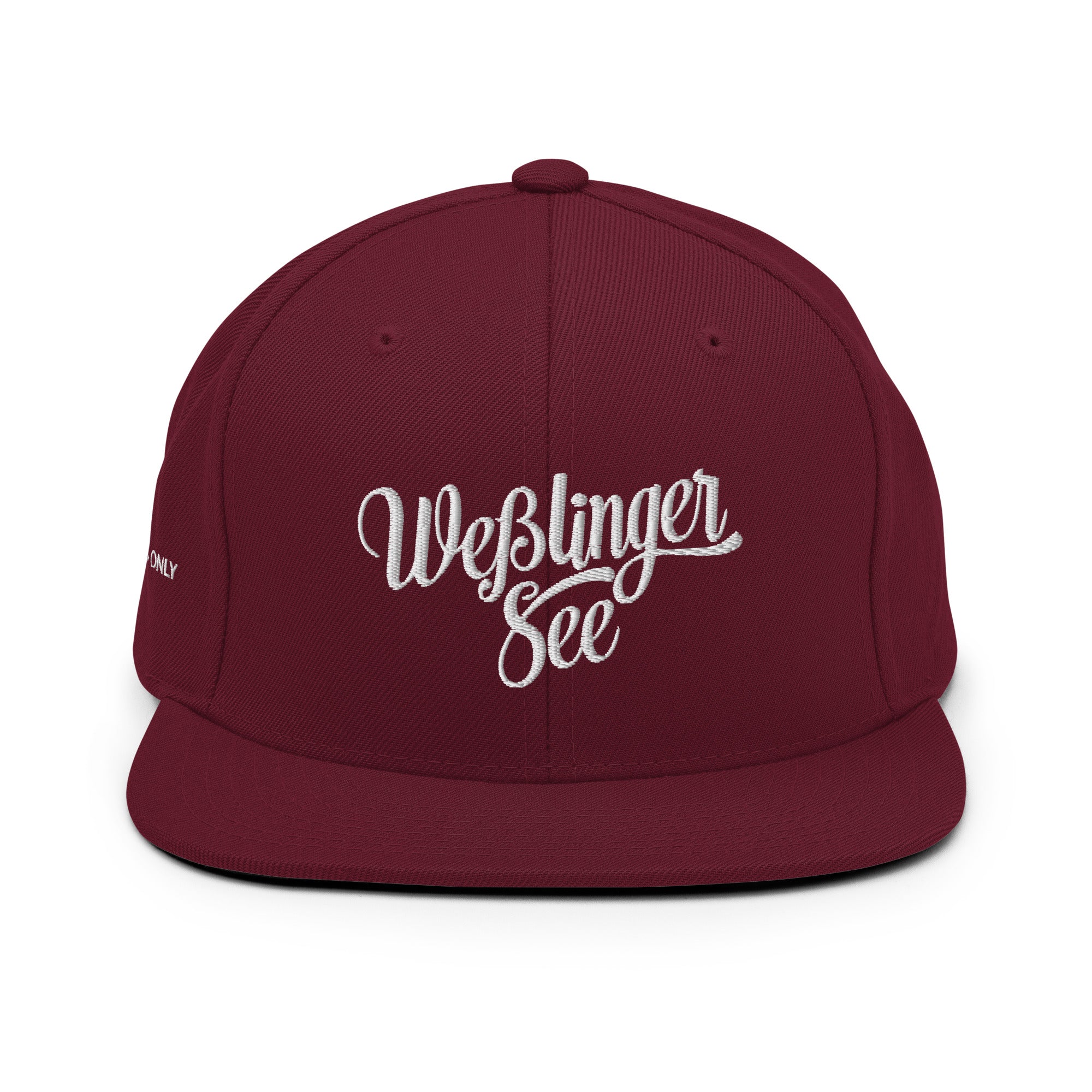 Wesslinger See Cap Bordeaux – Detail flacher Schirm inspiriert vom Wessling & Wesslinger See