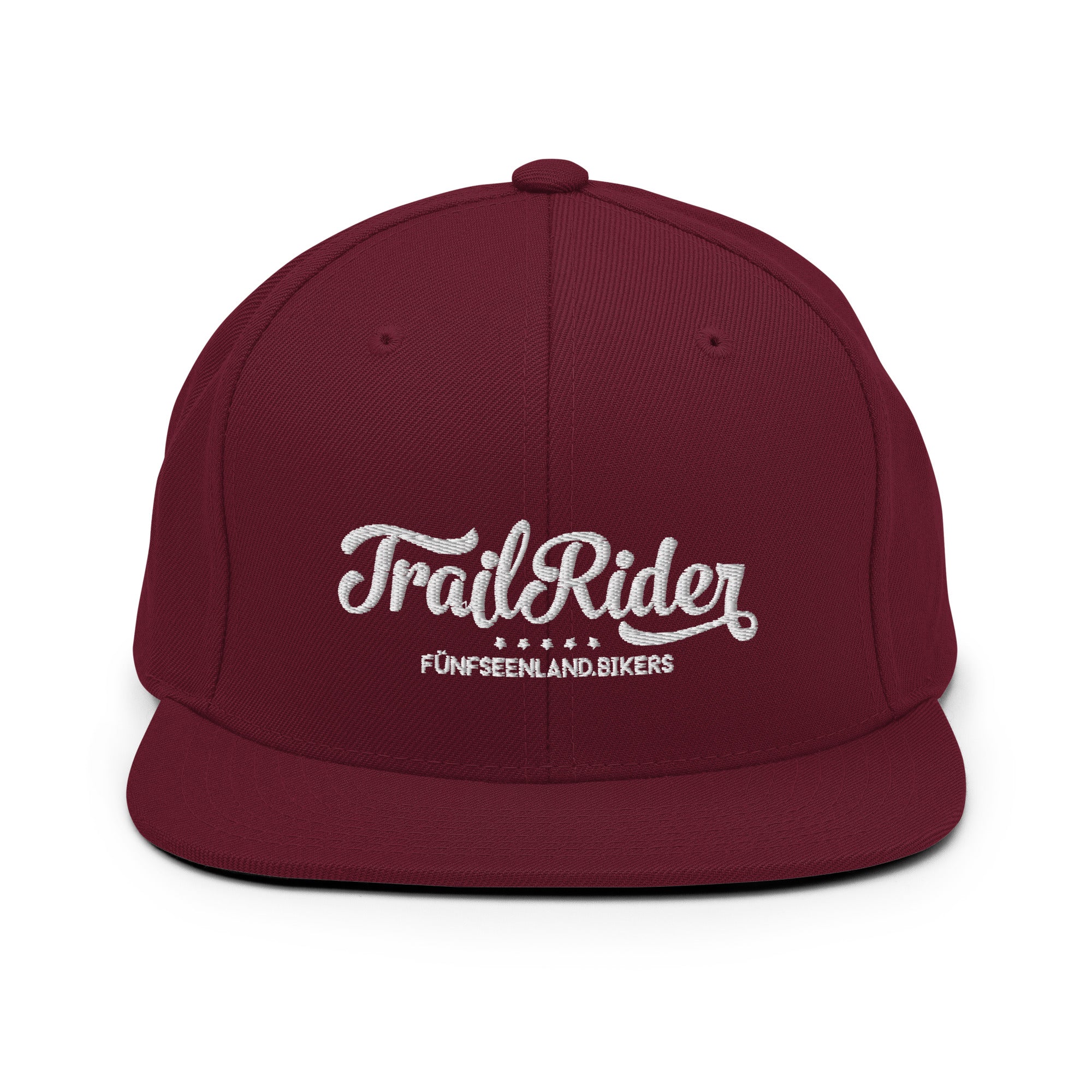 Mountainbike Cap Snapback, inspiriert vom Biken & E-Biken am Ammersee, Starnberger See & Fünfseenland. Stylisch & sportlich.