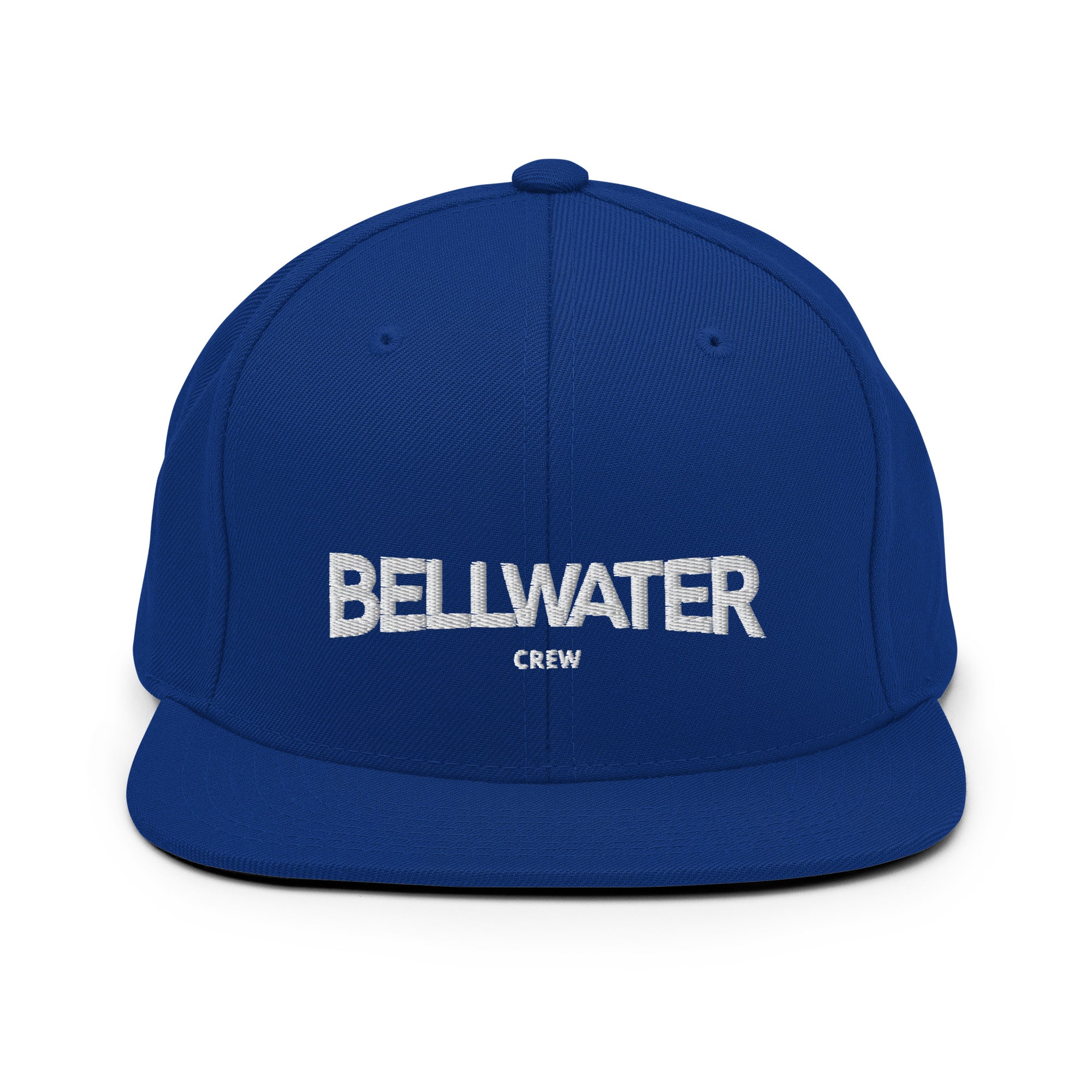 Bellwater Cap Blau – Frontansicht inspiriert von München & Augsburg, Ammersoul Cap mit See-Lifestyle Design