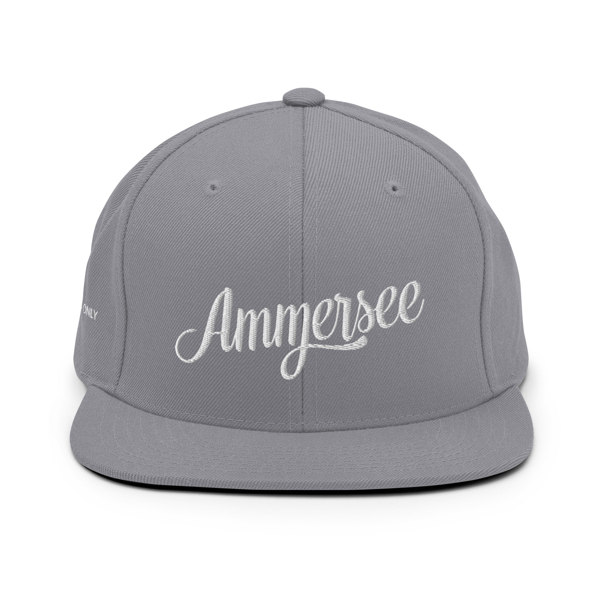 Ammersee Cap – Best Vibes Only, unisex, hellgrau Ammersee Cap, hellgraues Ammersee Cap Herren & Damen aus Breitbrunn
