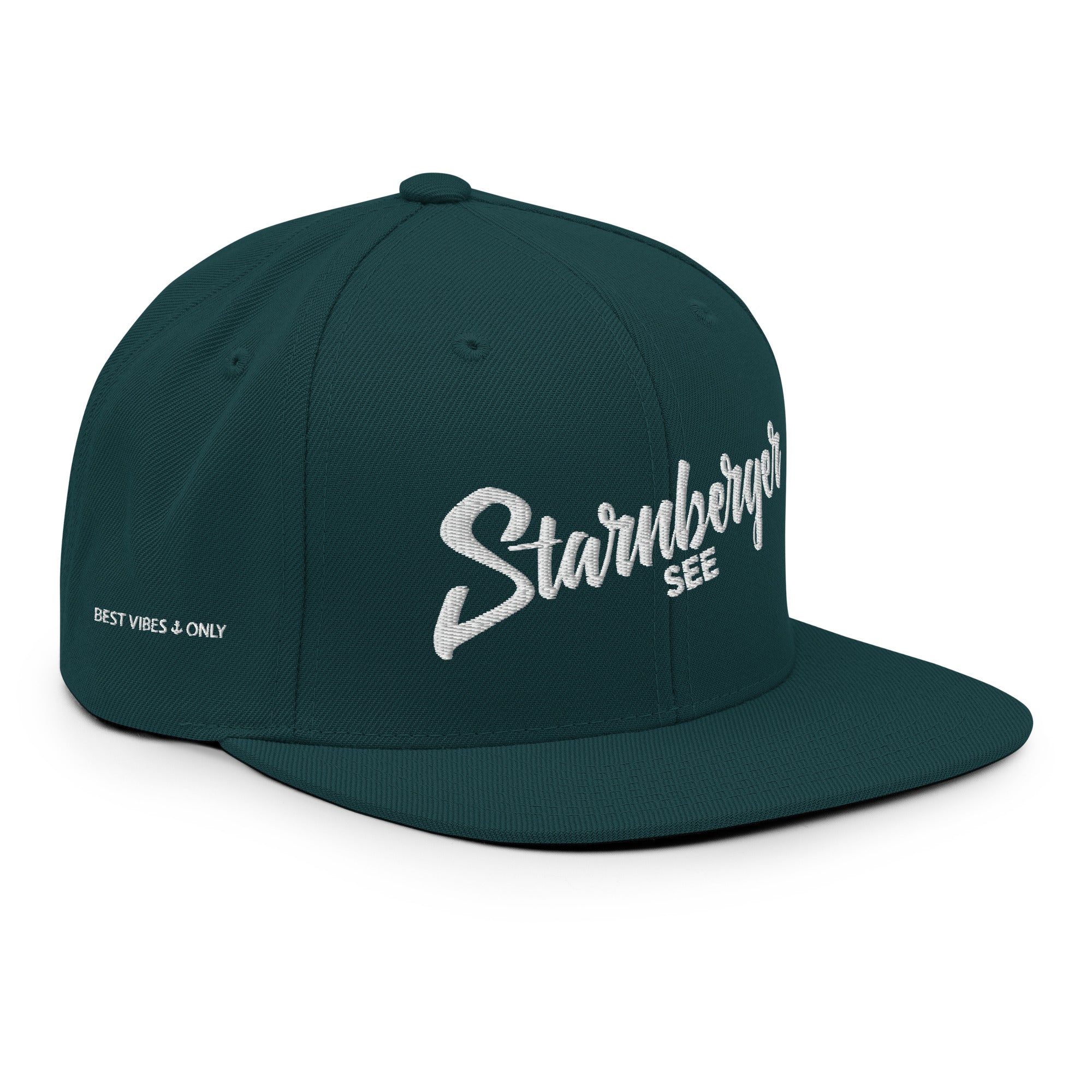Starnberger See Cap, Dunkelgrün – Streetwear inspiriert von Seeshaupt & Ammerland am Starnberger See