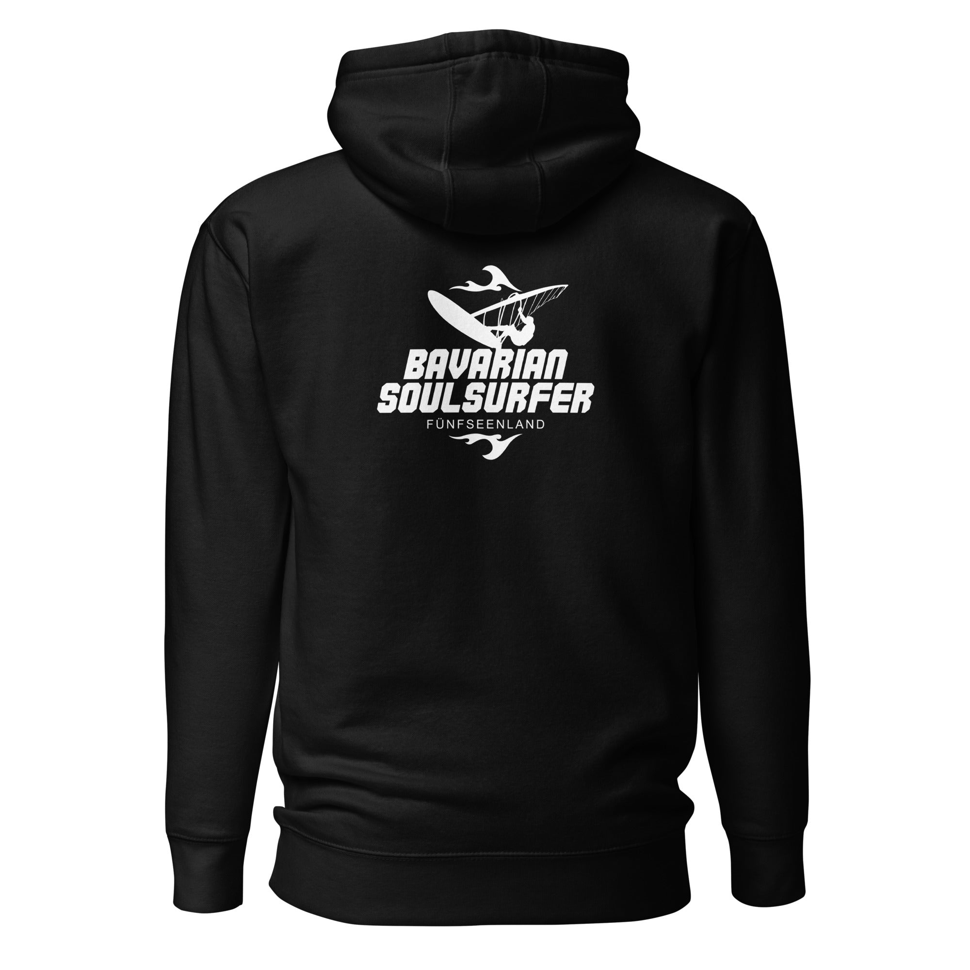 Windsurfen Hoodie Unisex, Windsurf Kapuzenpullover inspiriert vom Windsurfen am Ammersee, Starnberger See, Wörthsee Pilsensee