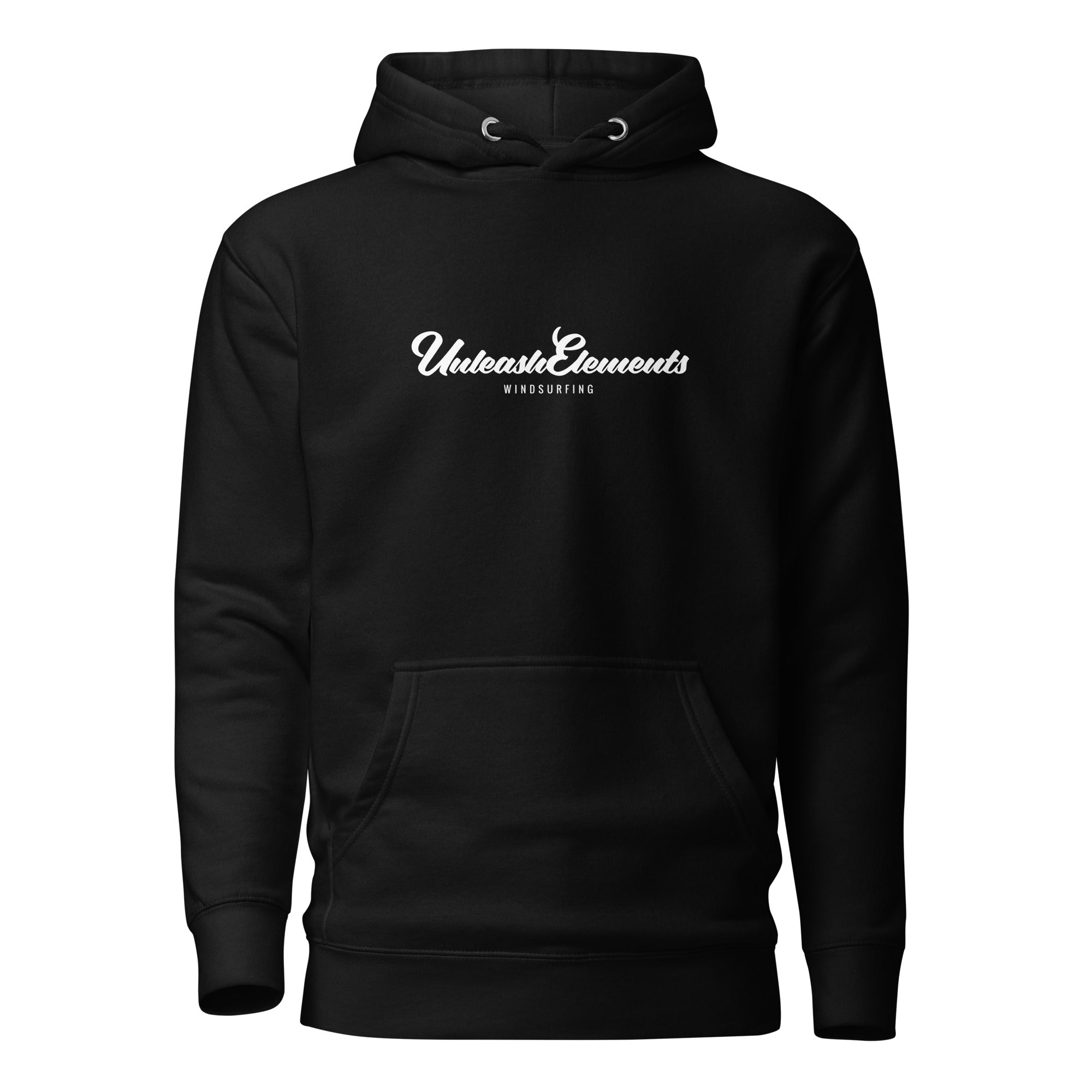 Windsurfen Hoodie Unisex – Unleash Elements Windsurfing inspiriert vom Windsurfen am Ammersee, Starnberg, Wörthsee, Pilsensee