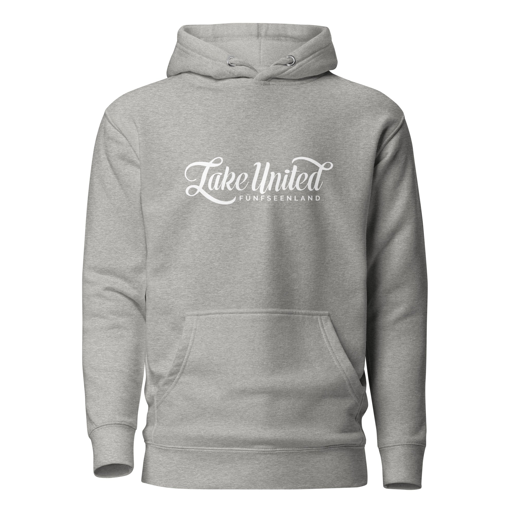 Ammersoul Lake United Hoodie Hellgrau – nachhaltige Streetwear inspiriert von Ammerland & Münsing am Starnberger See