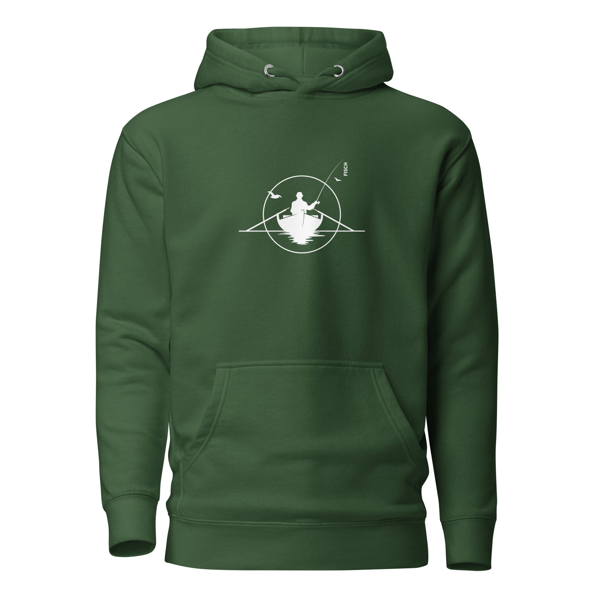 Angler & Fischer Hoodie Unisex inspiriert vom Angeln & Fischen am Ammersee, Starnberger See, Wörthsee, Pilsensee, Weßling