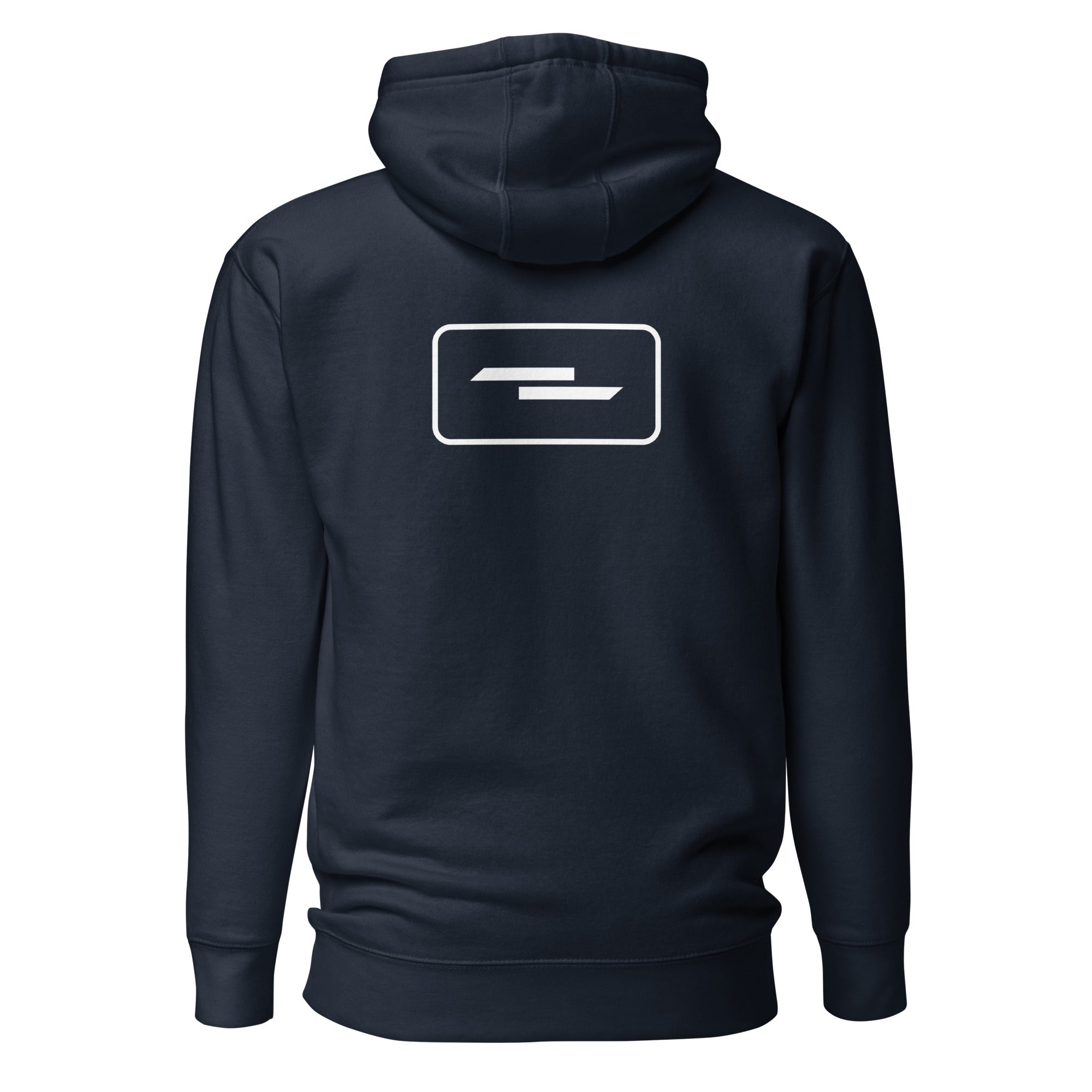 Ammersoul Ruder Unisex Hoodie Navy Vorderseite – Streetwear inspiriert vom Ammersee im Fünfseenland, Bayern
