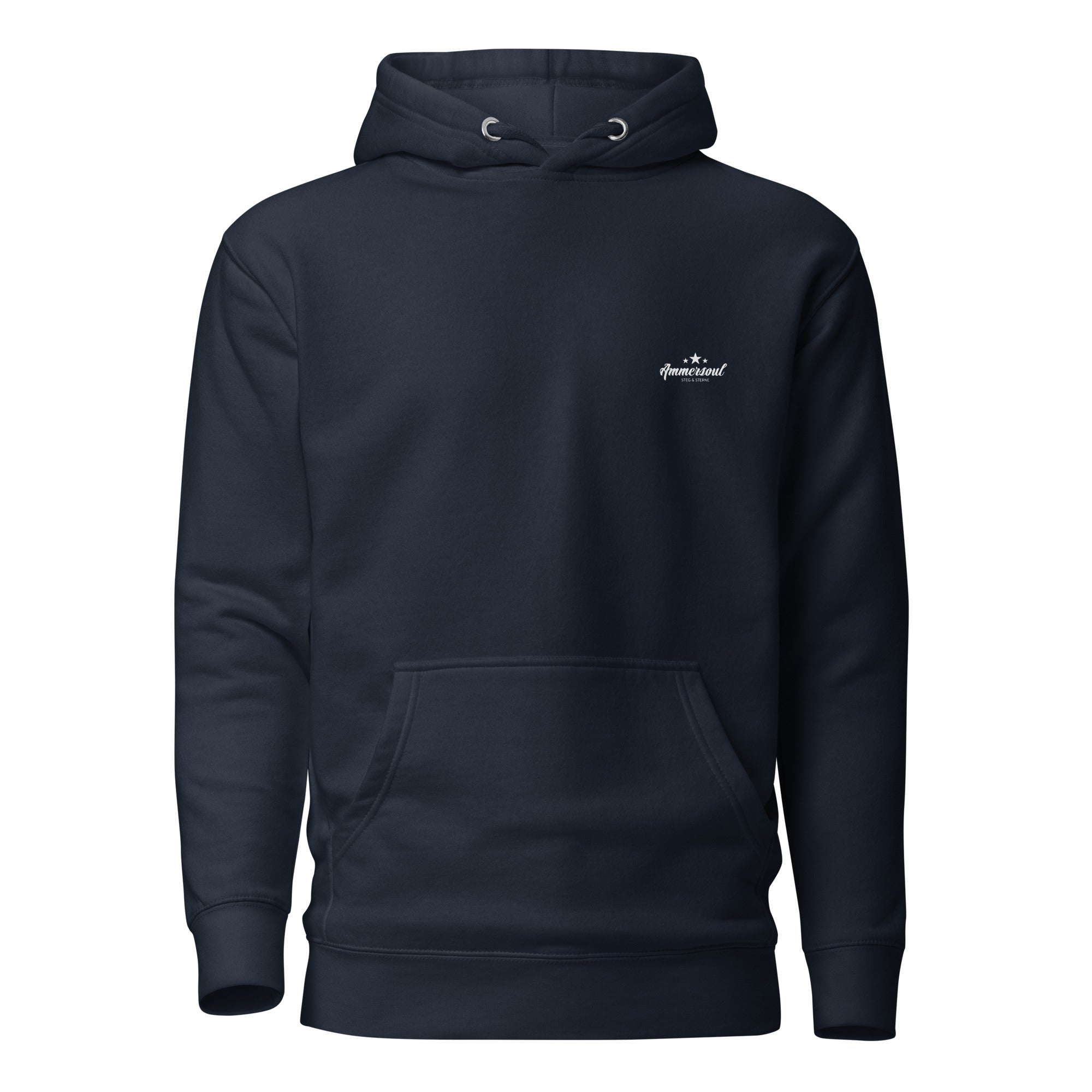 Fünfseenland Hoodie Unisex – 5 Seenland, inspiriert vom Ammersee, Starnberger See, Wörthsee, Pilsensee, Wesslinger See