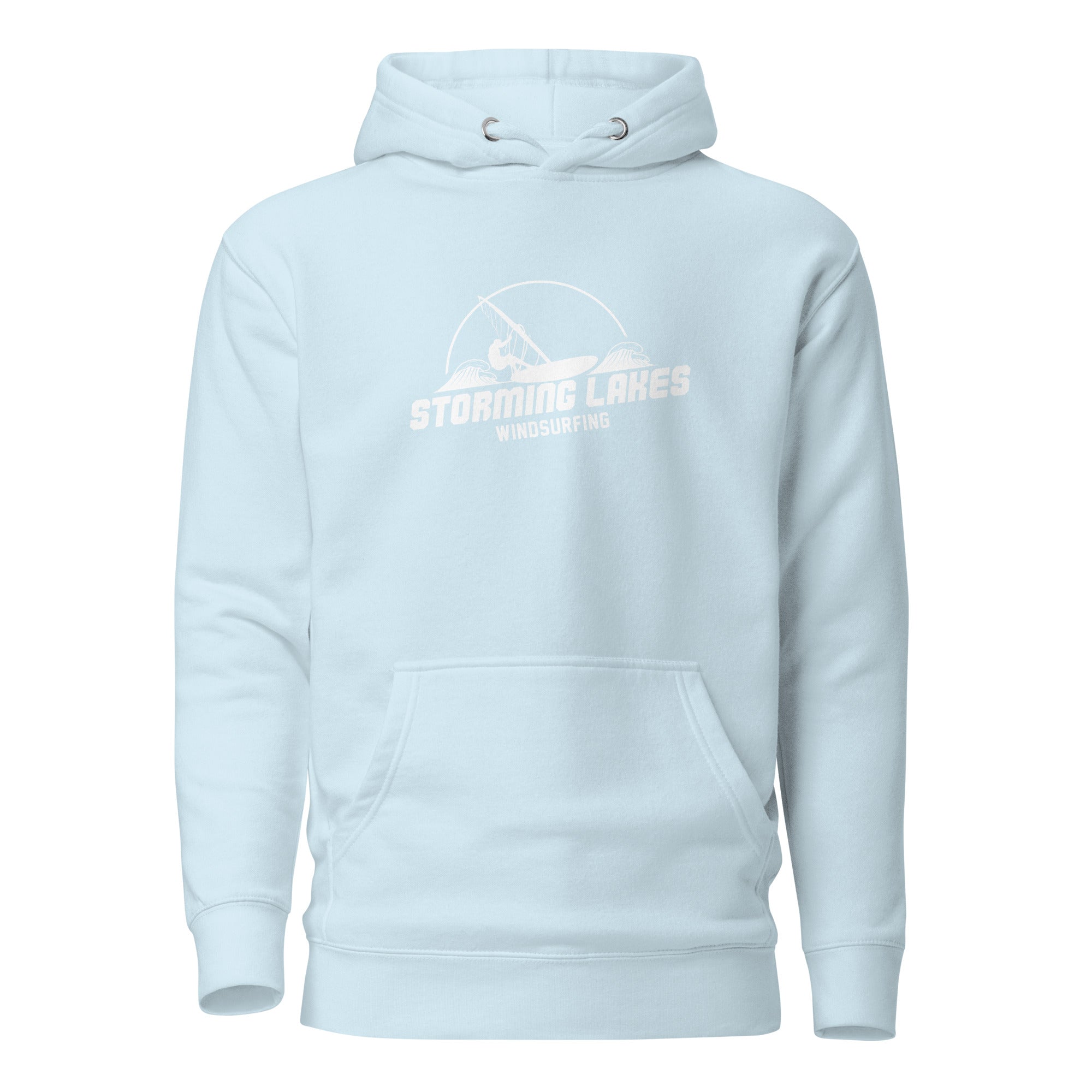 Windsurfing Hoodie, Windsurfing Kapuzenpullover inspiriert vom Windsurfen am Ammersee, Starnberger See, Wörthsee, Pilsensee
