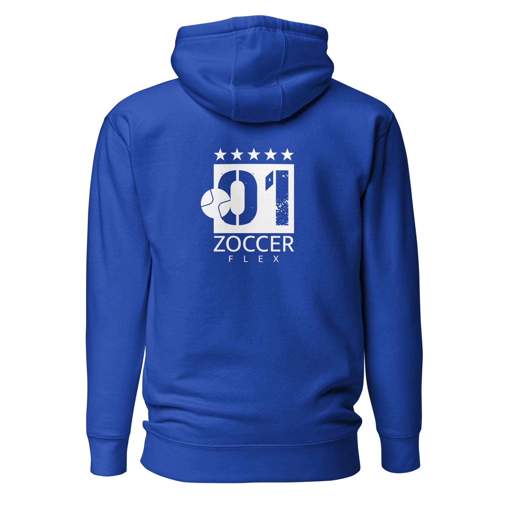 Fußball Hoodie Unisex Zoccer Flex, sportliche Sportswear für Kicker & Fußballer. Weich, warm & perfekt für Training & Stadion