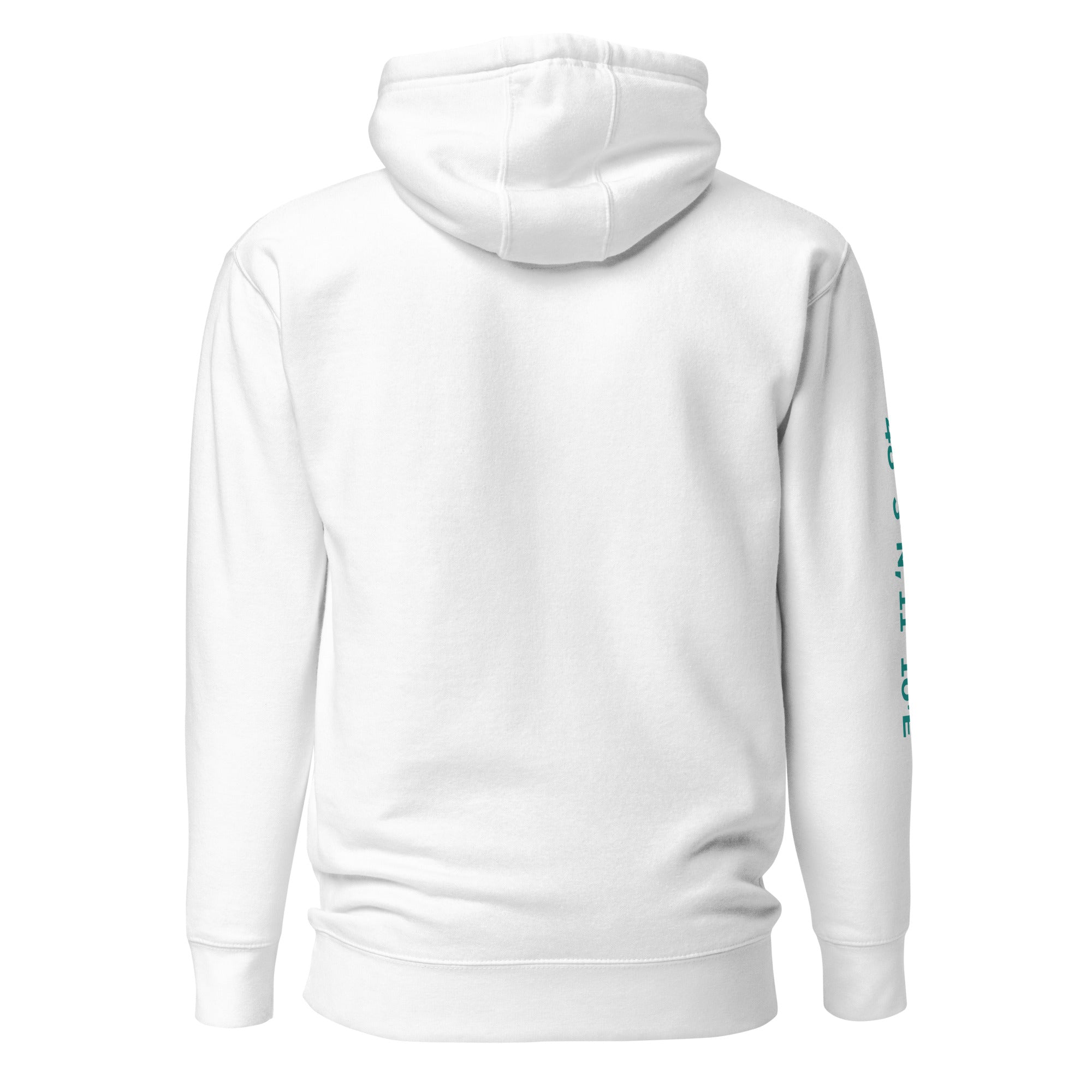 Wörthsee Hoodie Unisex – Best Vibes Only, Weiß, Rückseite, Mode vom Wörthsee Hoodie & Kapuzenpullover