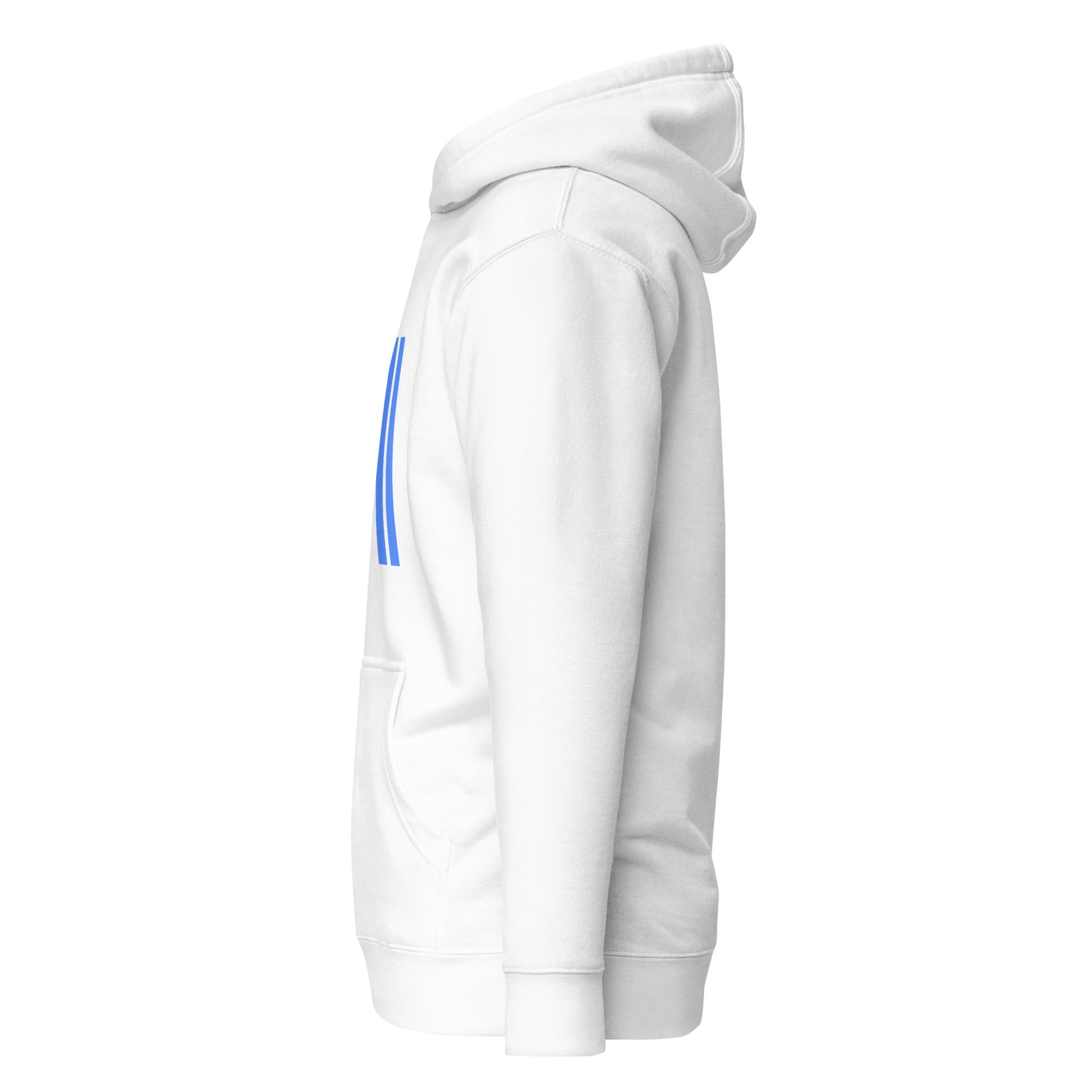 Modern Styles Hoodie Unisex Big A Weiß – stylische Streetwear inspiriert von Dießen & Utting am Ammersee nahe Augsburg