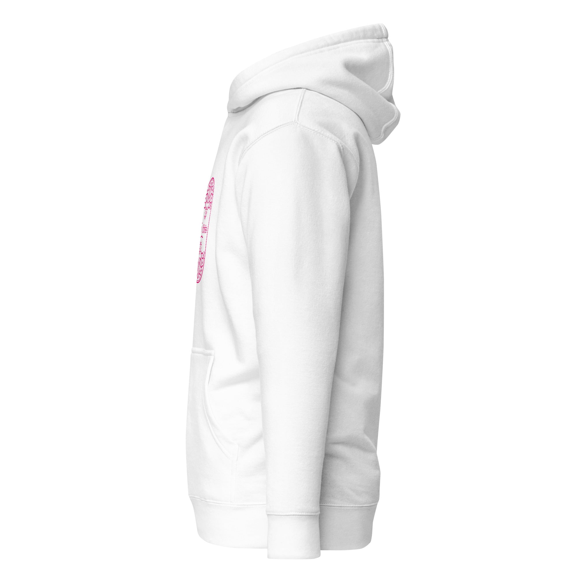 Yoga Hoodie Unisex – Euphoria, Weiß, Kleidung & Mode inspiriert vom Yoga am Starnberger See & Ammersee & SUP Yoga