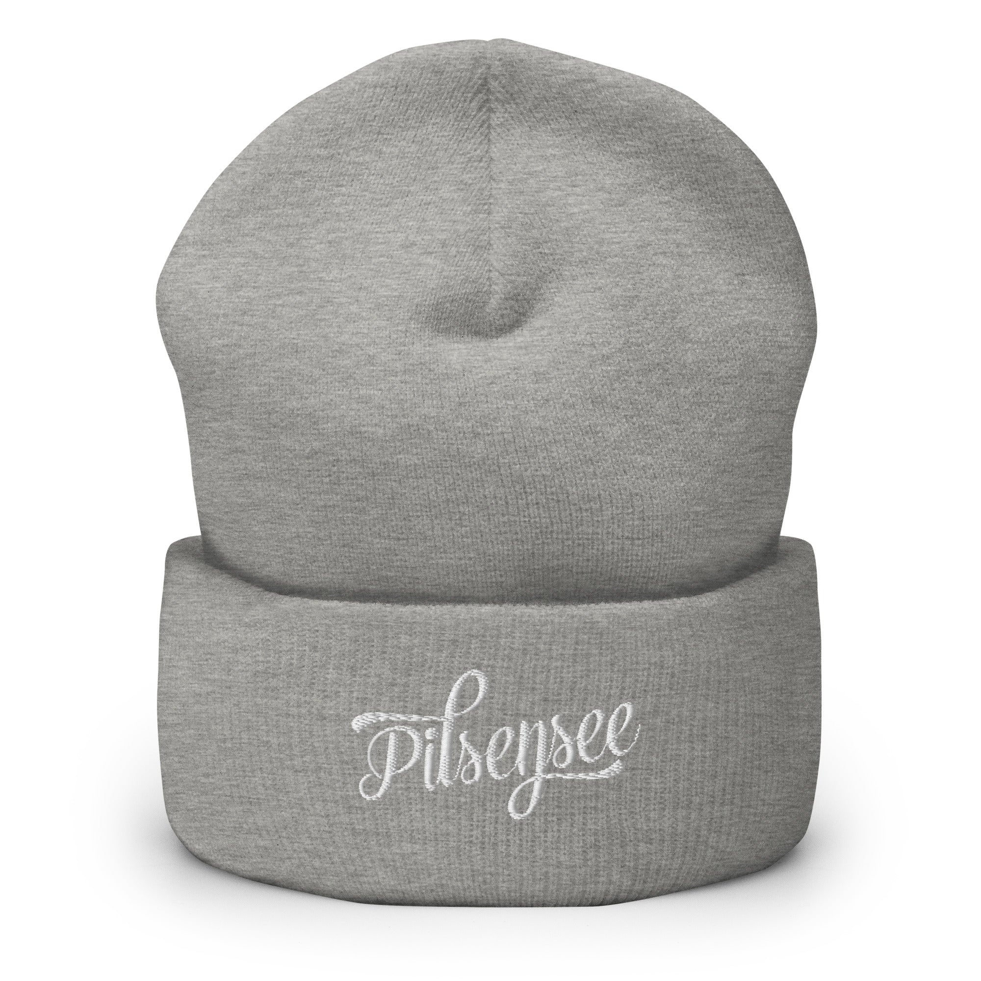 Pilsensee Mütze & Beanie Grau – stylische Unisex Streetwear Mütze inspiriert von Dießen & Landsberg, Ammersoul Design