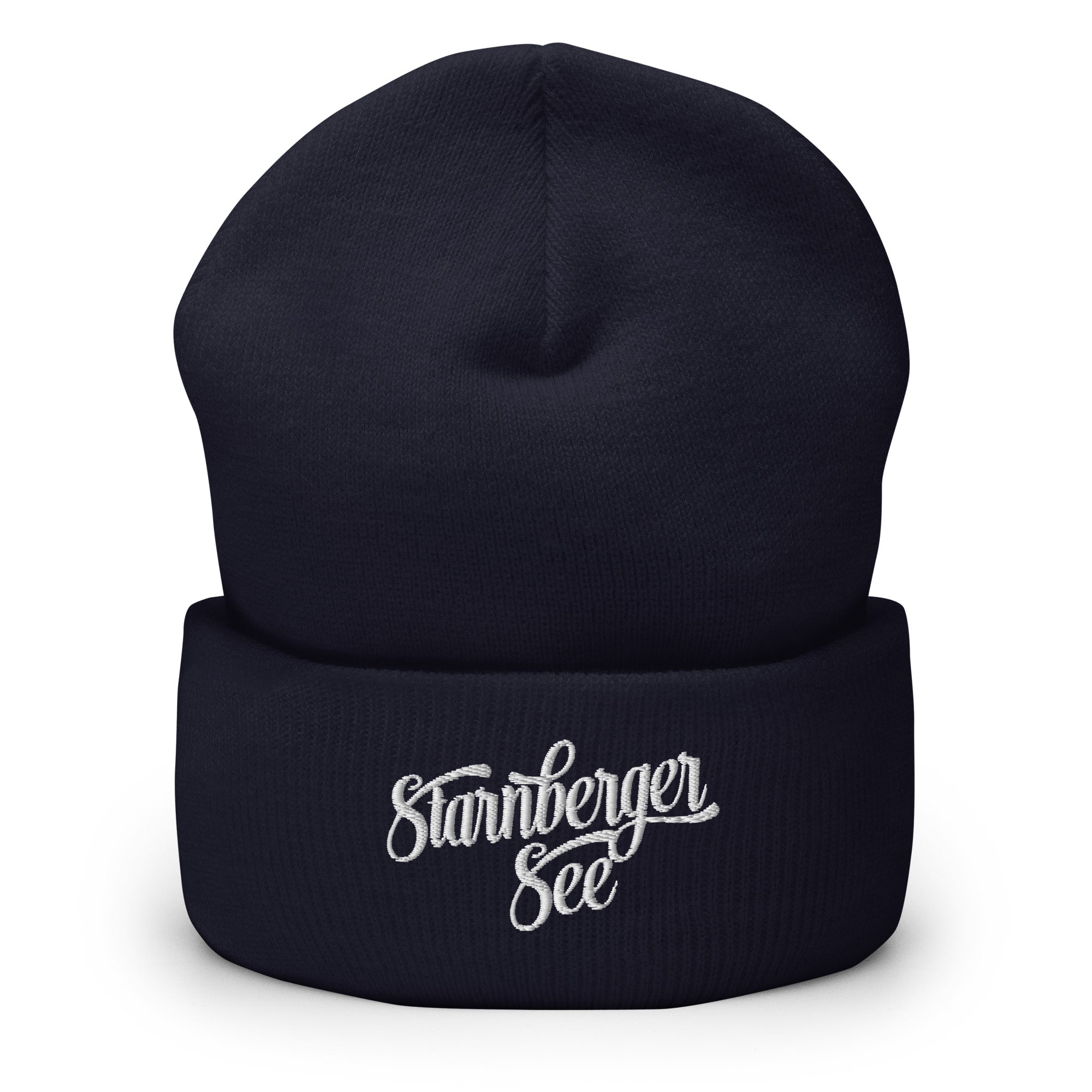 Starnberger See Mütze & Beanie, Dunkelblau – stylische Unisex Streetwear inspiriert vom Starnberger See & München