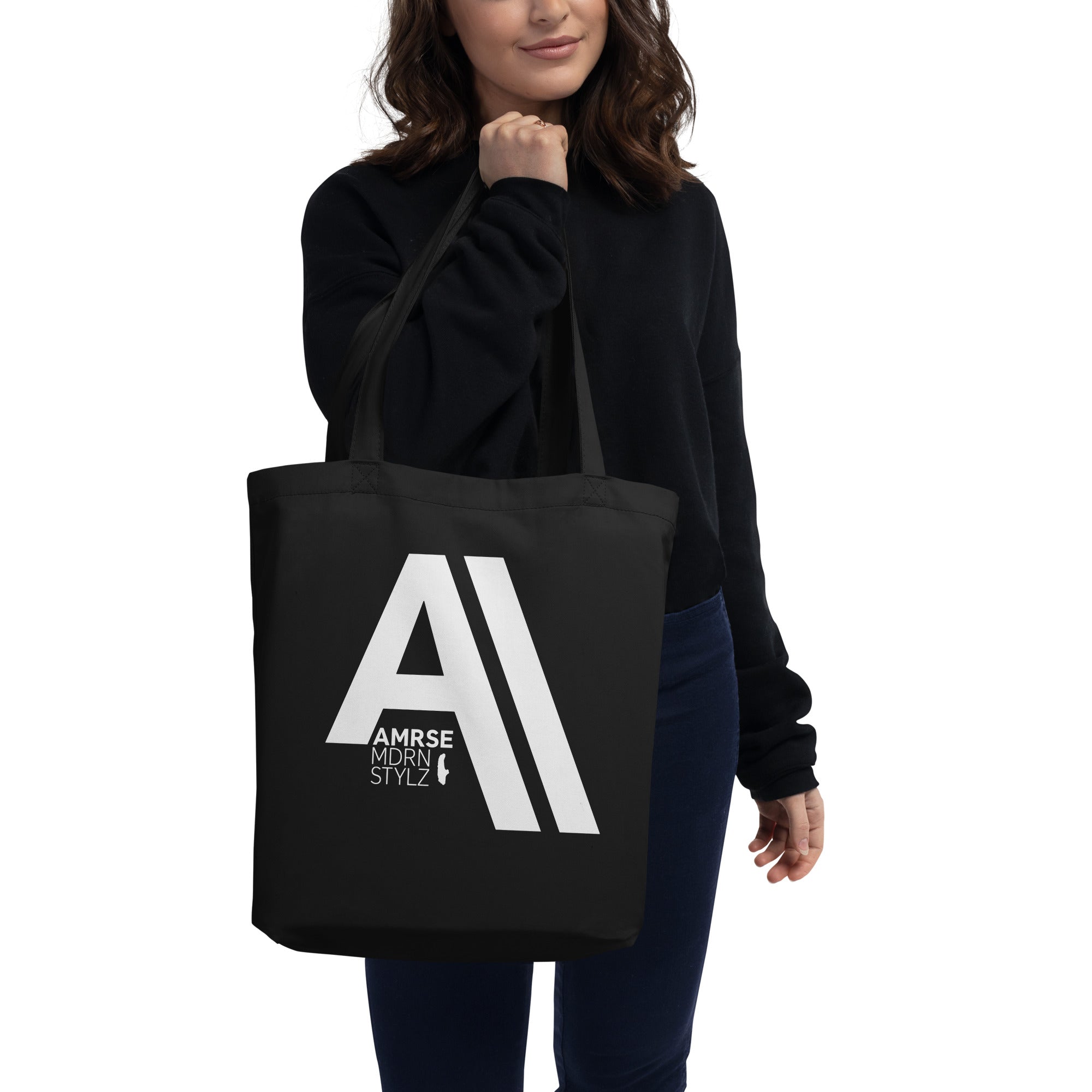 Modern Styles Stoffbeutel & Shopper, schwarz, Natur, Bio-Baumwolle Tasche vom Ammersee & Tutzing am Starnberger See in Bayern