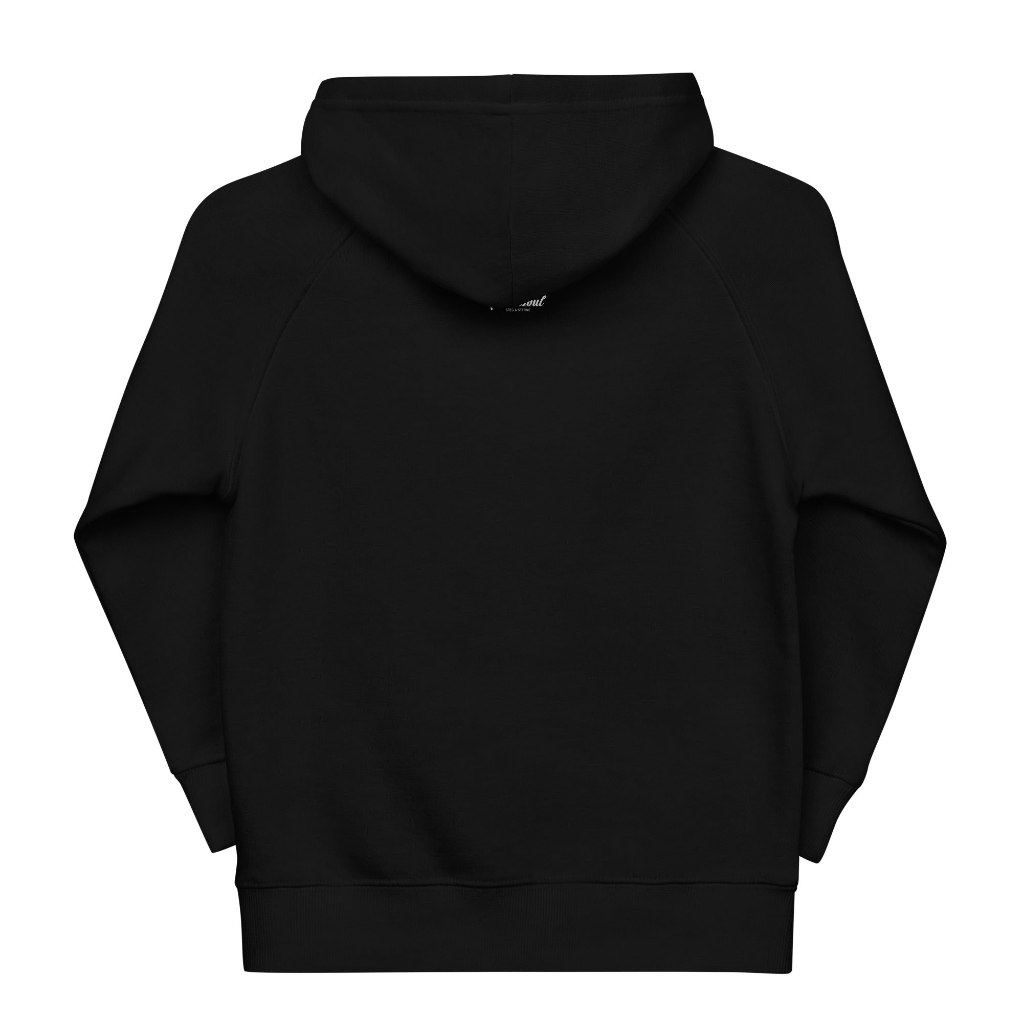 See Mini Kinder Hoodie Fünfseenland, Schwarz, Rückseite, Kindermode für Seekinder im Fünfseenland in Bayern