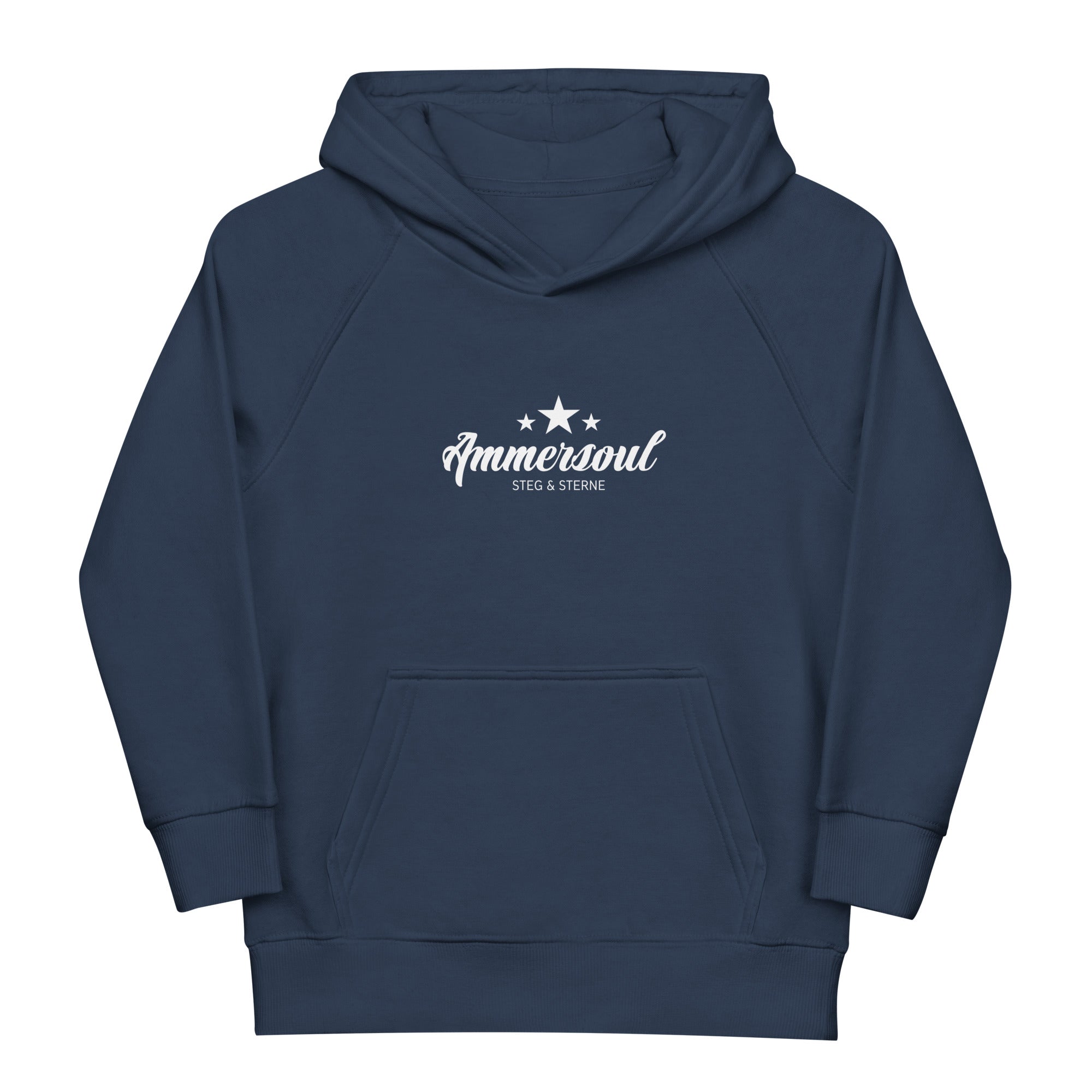 Ammersoul Kinder Hoodie, Dunkelblau, Navy, Hoodie für Jungen & Mädchen, blaue Kinder Hoodies, Ammersee Kinder Hoodies, Bayern