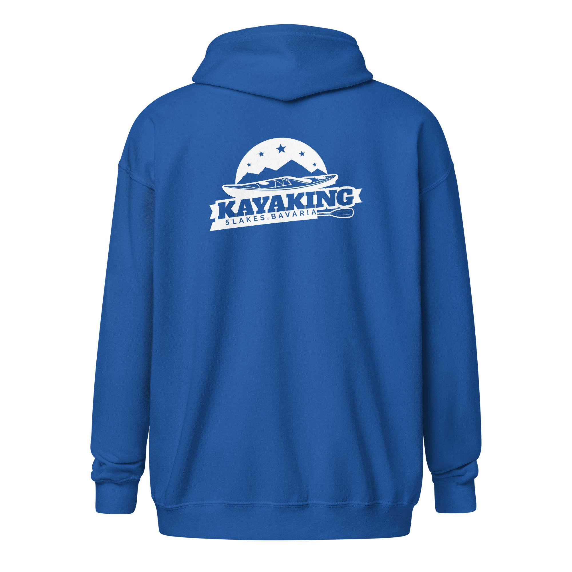 Kayak Zipper Unisex – Kayaking bei Nacht, inspiriert vom Kayaking am Abend am Ammersee, Starnberger See, Wörthsee, Pilsensee