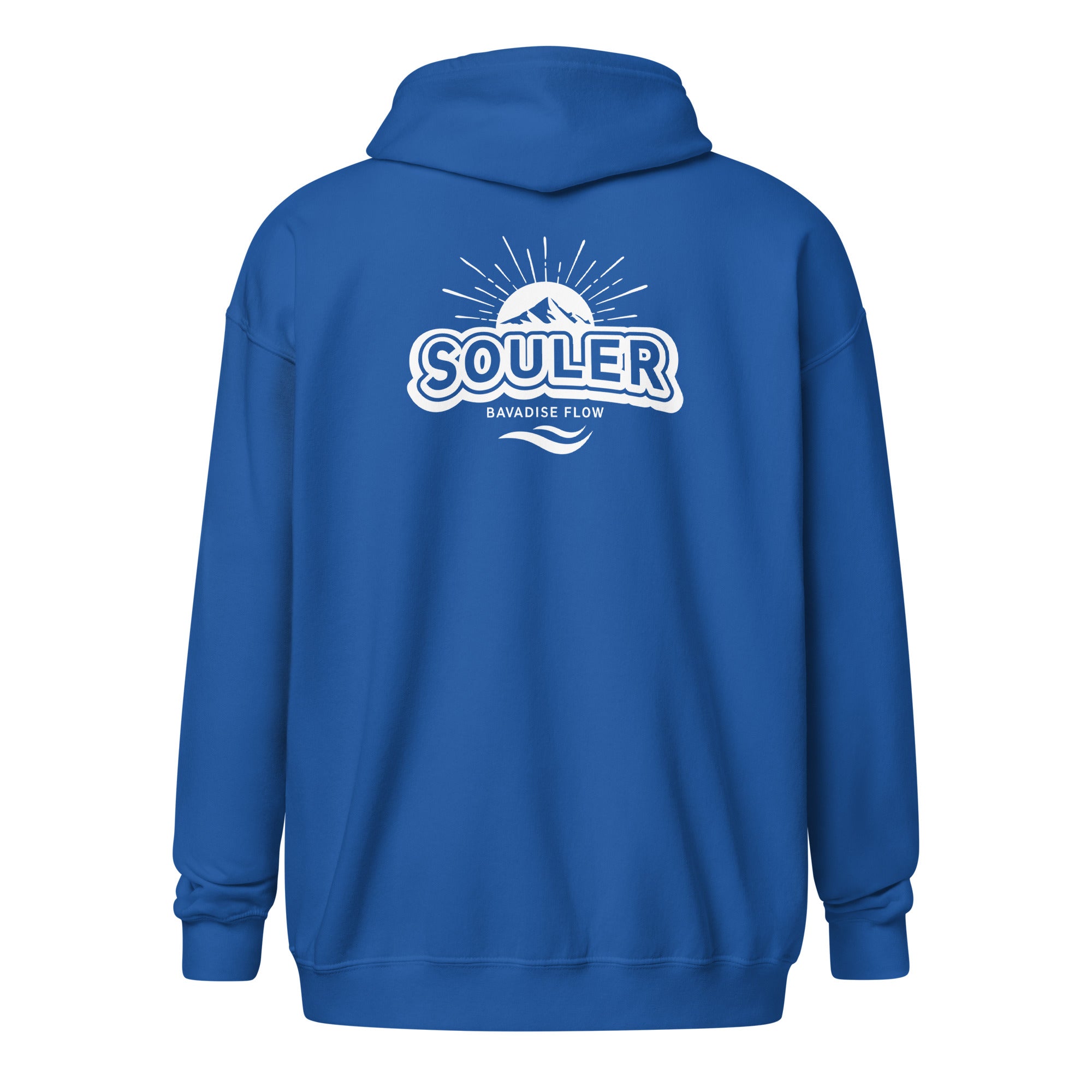 Souler Zipper Hoodie Unisex Blau – Ammersee Kleidung von Ammersoul aus Herrsching & Dießen am Ammersee nahe Landsberg