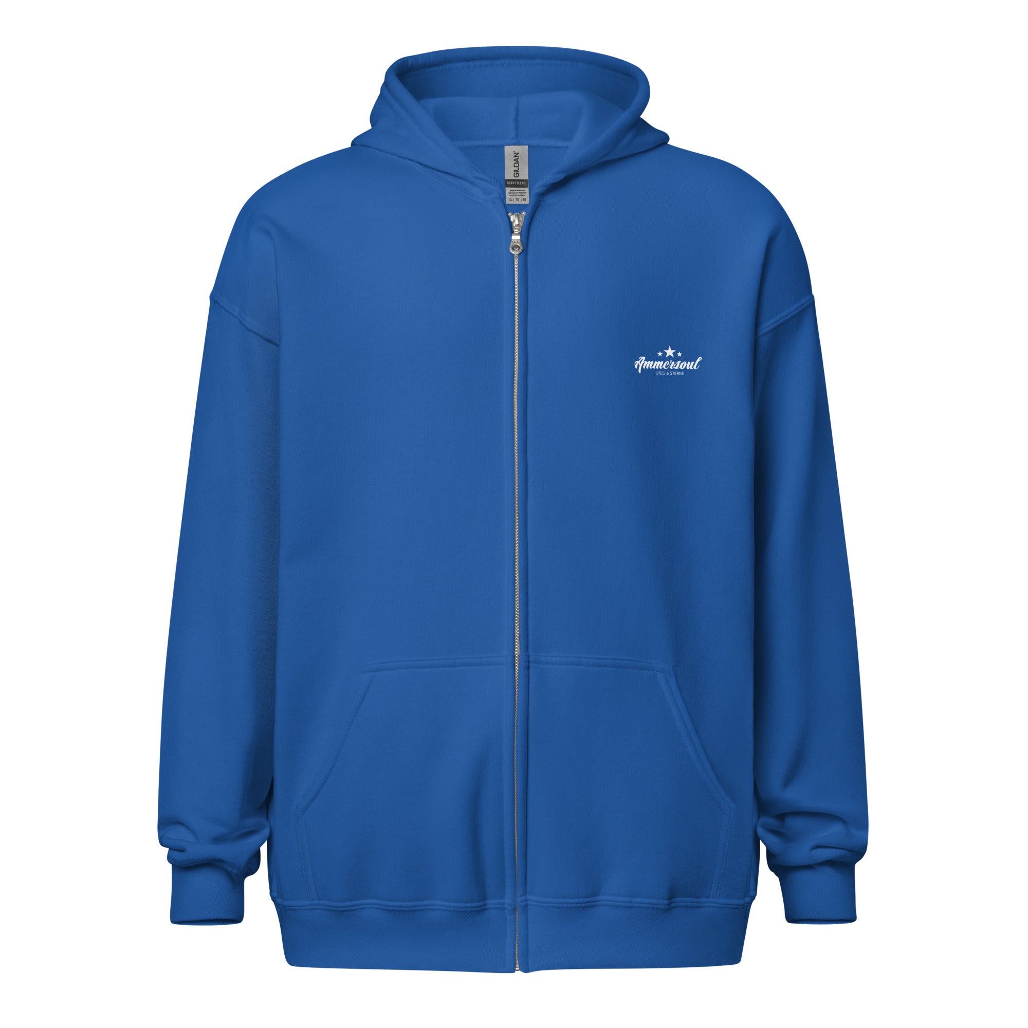Ammersoul Zipper Unisex Blau – Streetwear inspiriert vom Ammersee bei Utting