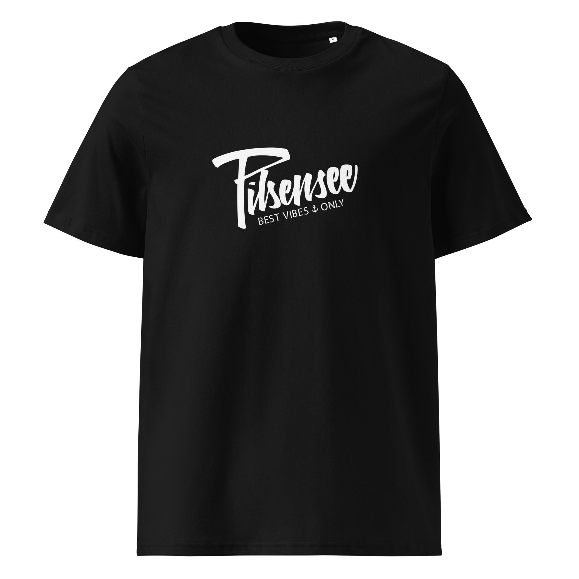 Pilsensee T-Shirt Unisex – Best Vibes Only, inspiriert vom Lebensgefühl am Pilsensee im Fünfseenland.