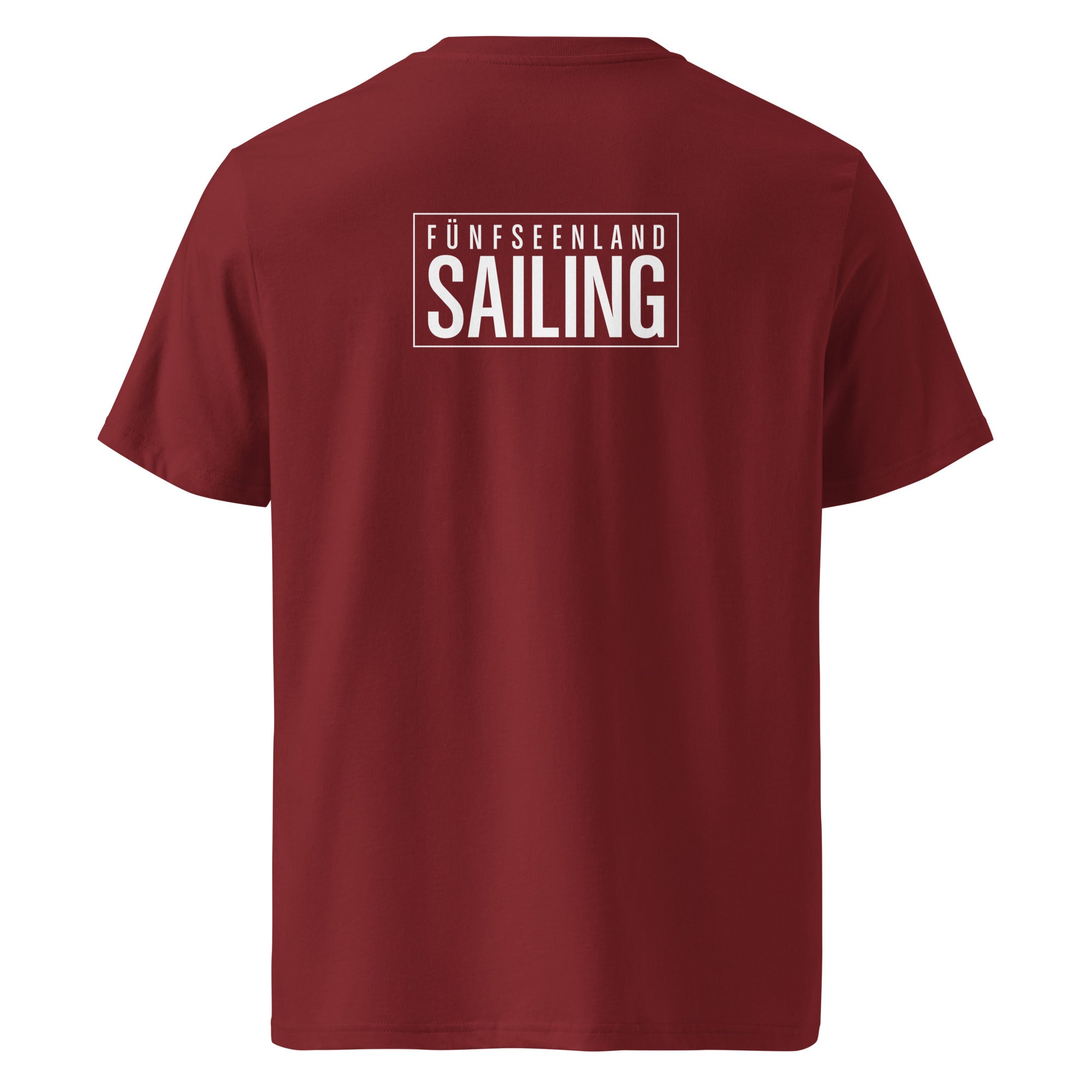 Fünfseenland Segeln T-Shirt Unisex, inspiriert vom Segeln und Seglern am Ammersee, Starnberger See, Wörthsee & Pilsensee