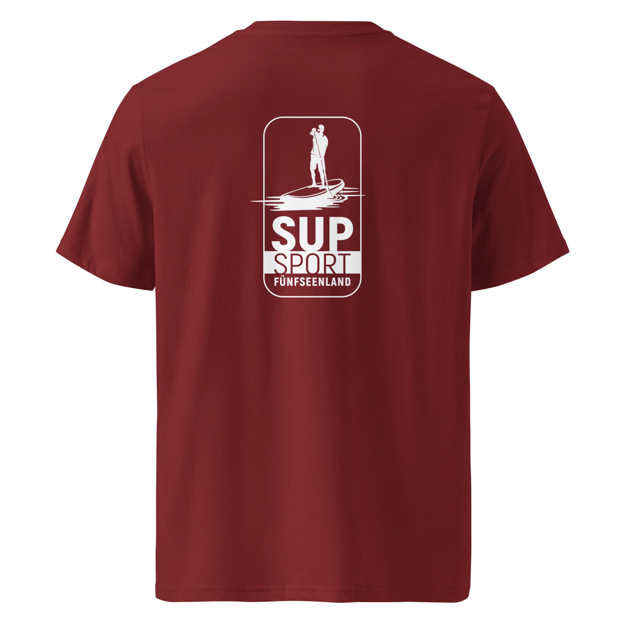 SUP Fünfseenland T-Shirt Unisex, inspiriert vom Stand-Up-Paddling am Ammersee, Starnberger See, Wörthsee, Pilsensee, Weßling