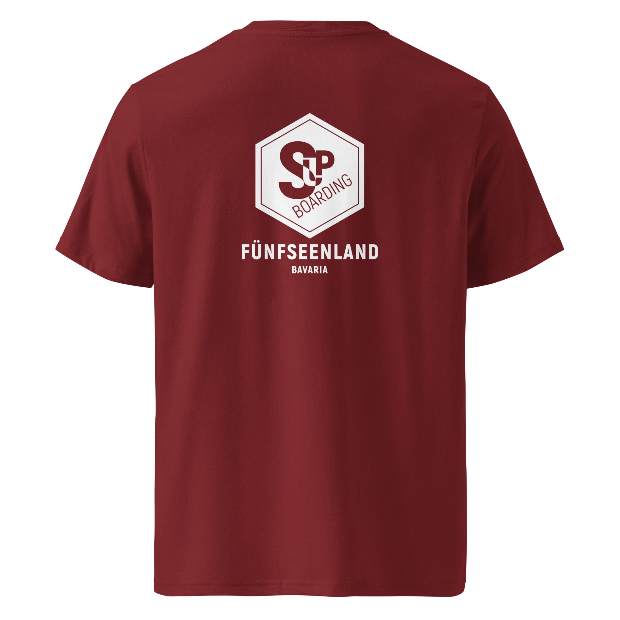 SUP Boarden T-Shirt Fünfseenland inspiriert vom Stand-Up-Paddlen am Ammersee, Starnberger See, Wörthsee, Pilsensee, Weßling