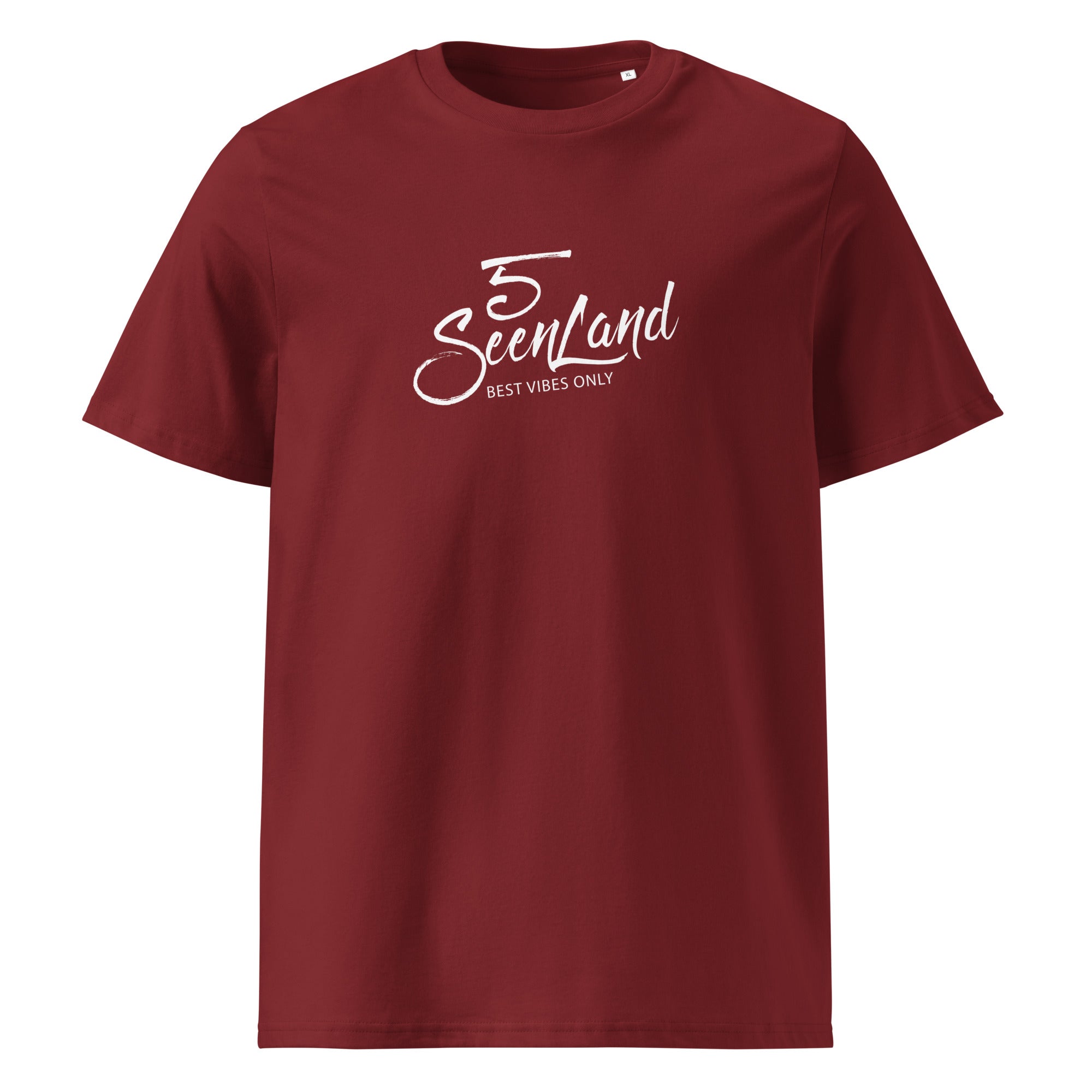 5 Seenland T-Shirt Unisex Rot – Ammersoul Streetwear inspiriert vom Ammersee und Bike-Kultur München.