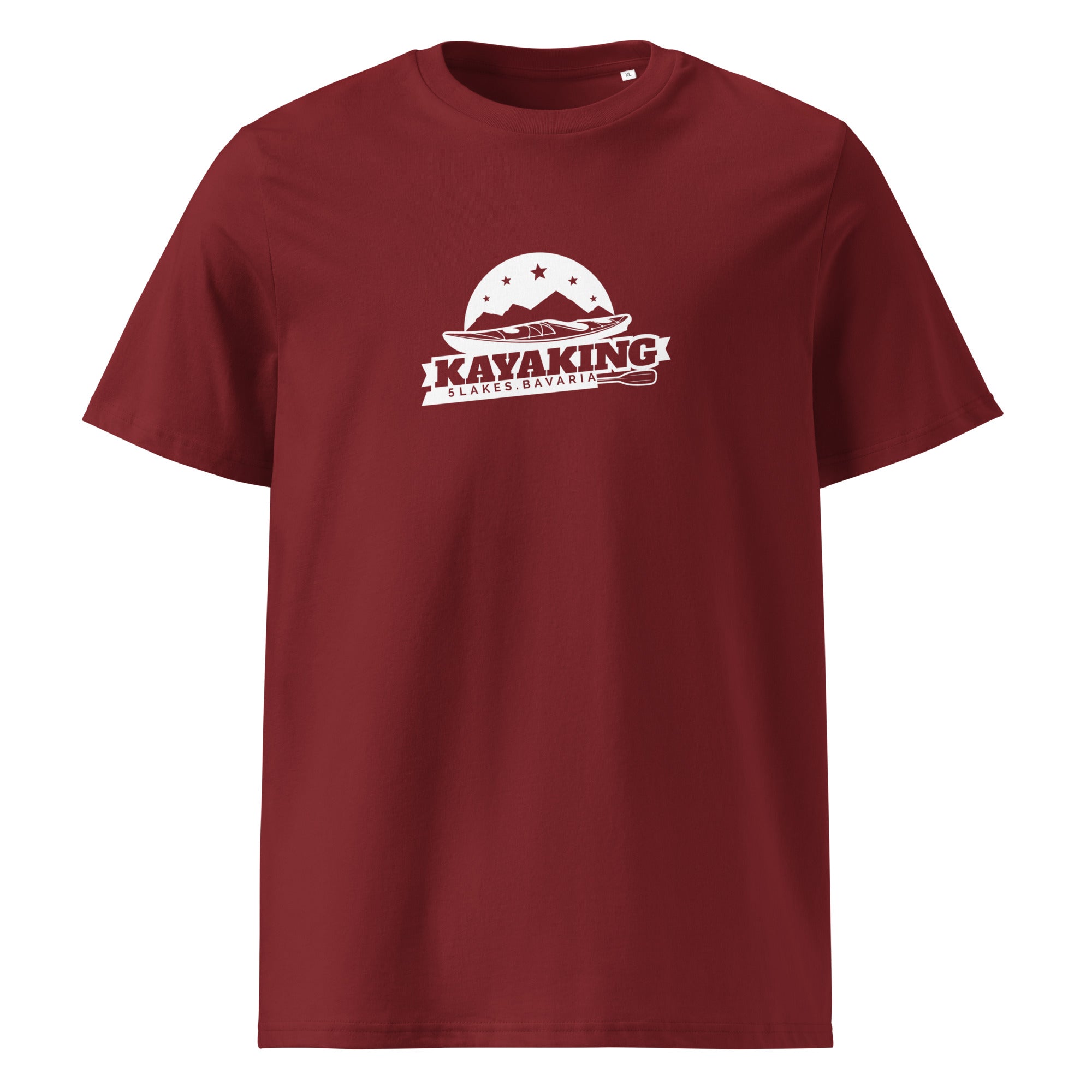 Kayak T-Shirt Unisex – Kayaking, inspiriert vom Kayaking am Ammersee, Starnberger See, Wörthsee, Pilsensee, Weßlinger See