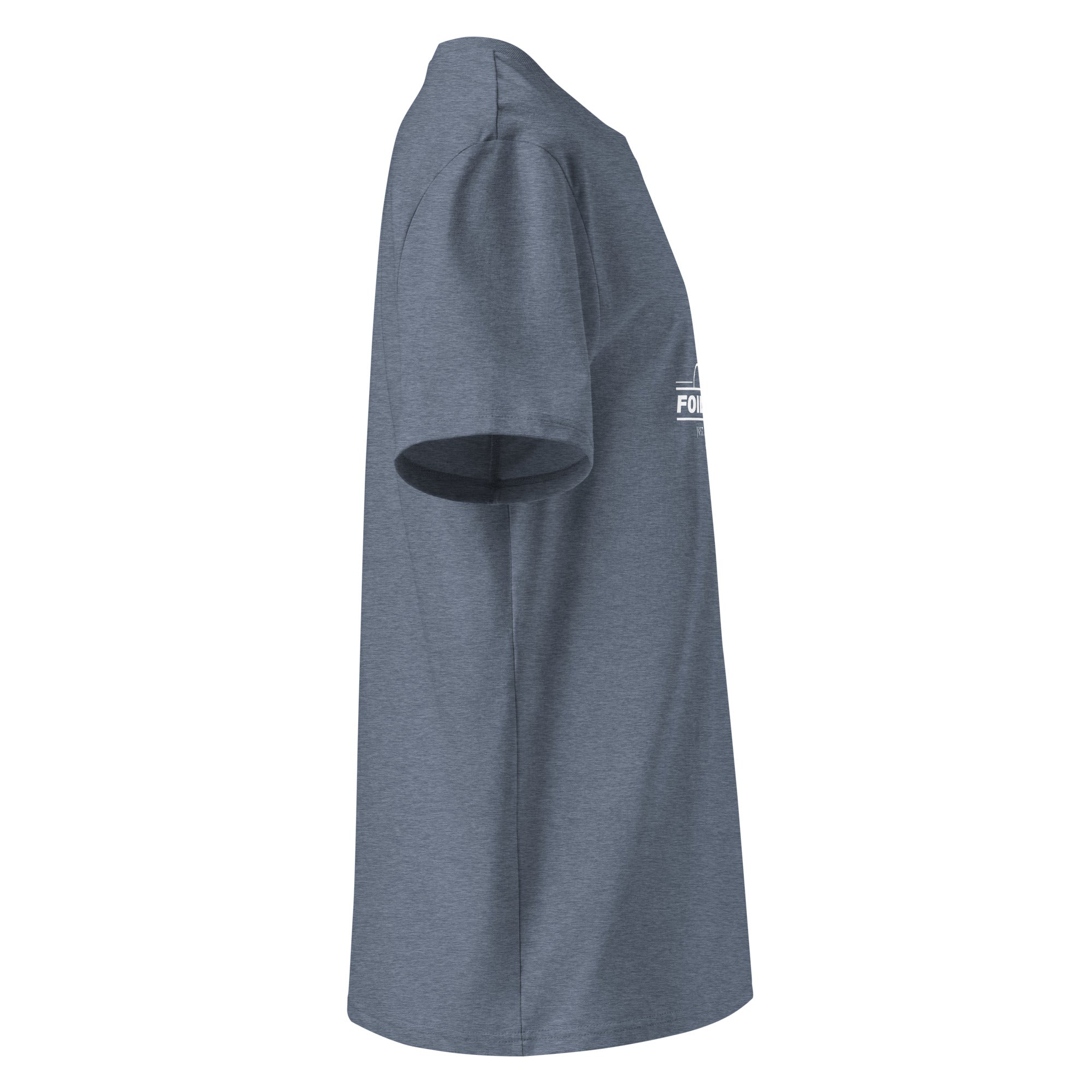 Wingfoilen T-Shirt Unisex, grau, Wingfoil Mode für Foilen in Berg am Starnberger See und Ambach