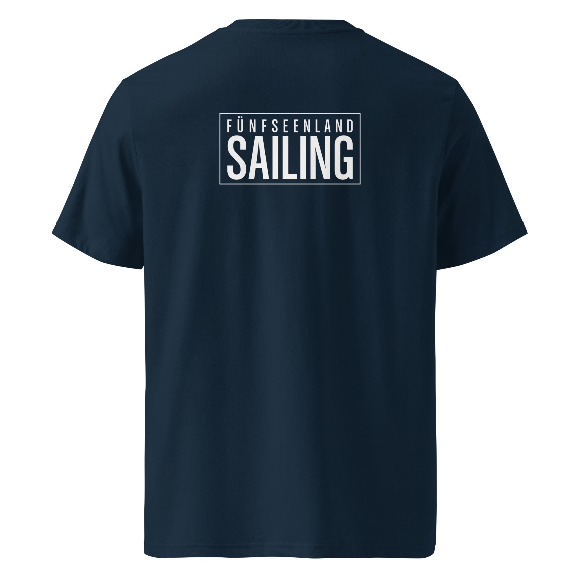 Fünfseenland Segeln T-Shirt Unisex, inspiriert vom Segeln und Seglern am Ammersee, Starnberger See, Wörthsee & Pilsensee