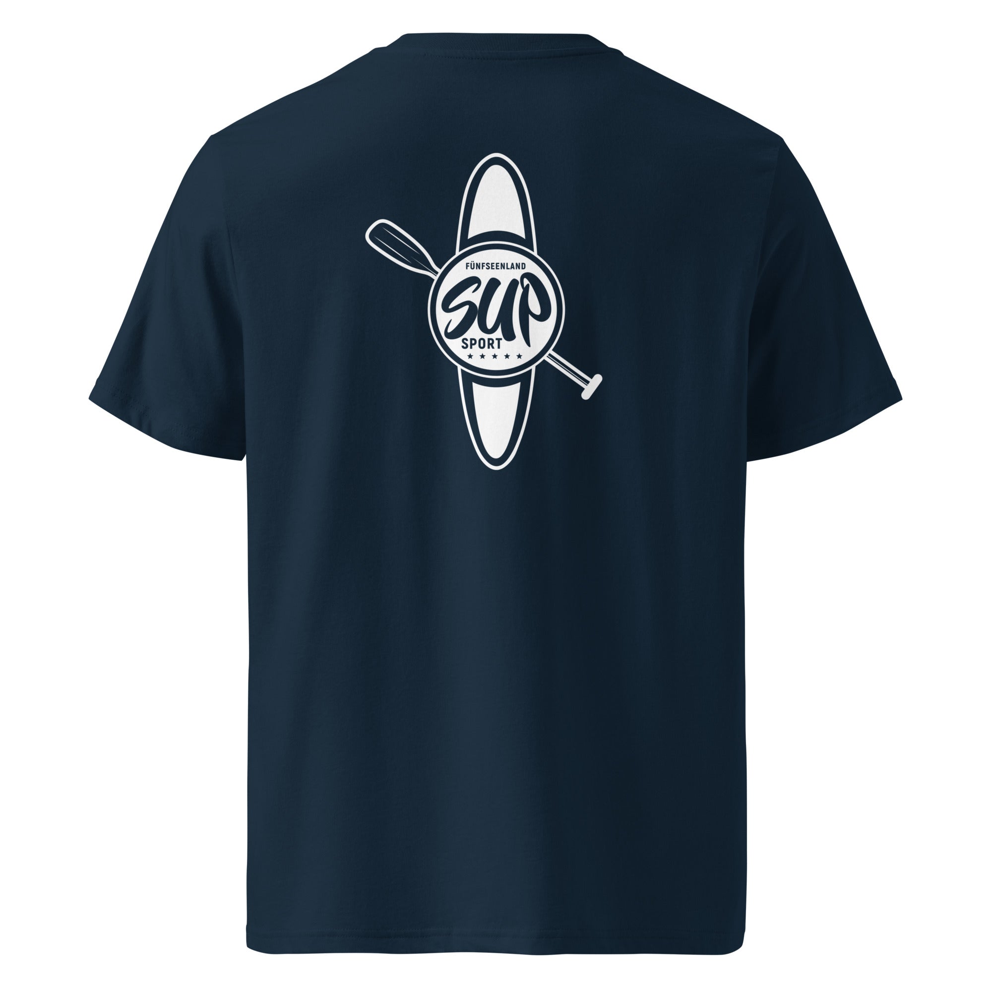 SUP Boarden T-Shirt Unisex – Stand-Up-Paddling, SUP T-Shirt inspiriert vom Stand-Up-Paddling am Ammersee & Starnberger See