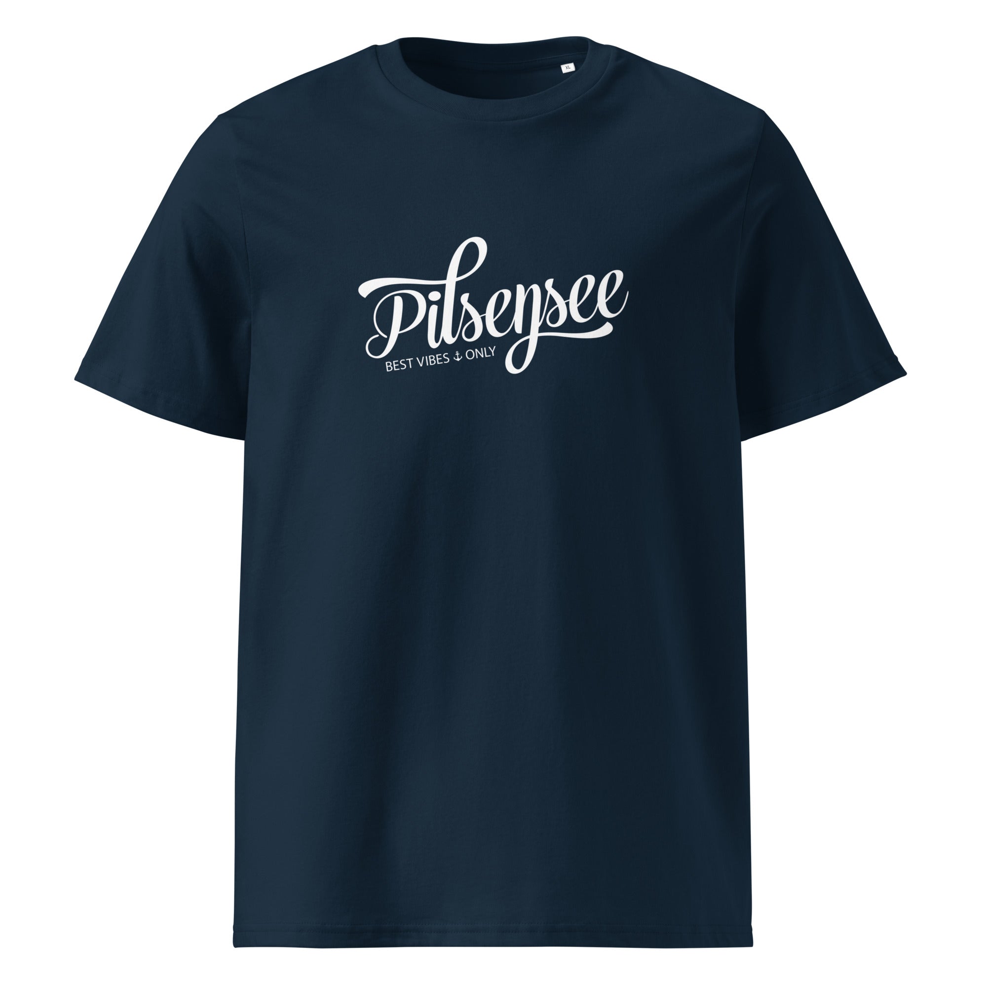 Pilsensee T-Shirt Unisex Navy – See Shirt inspiriert von Seefeld, Segeln am Pilsensee & Seefeld im Fünfseenland nahe München
