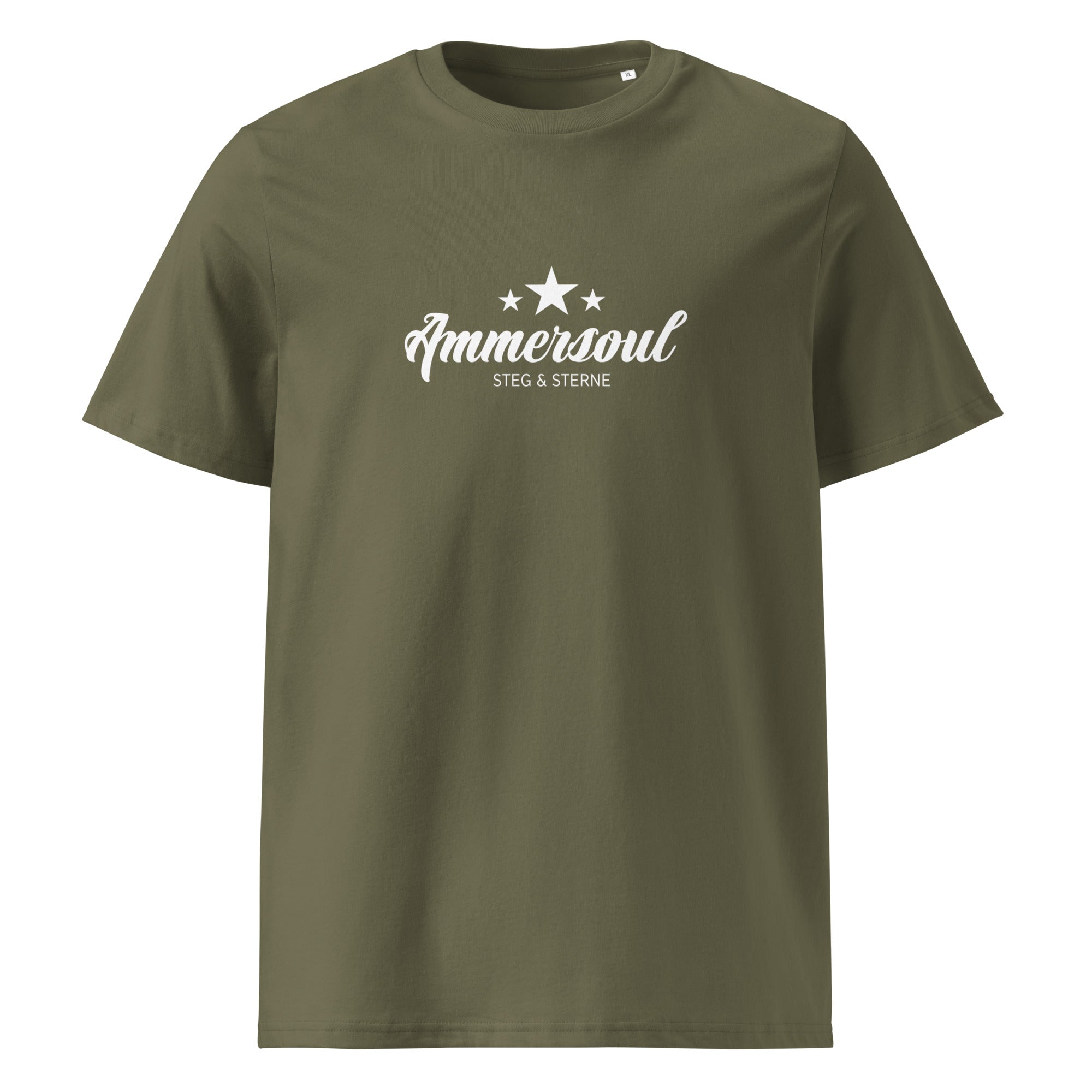 Ammersoul T-Shirt Unisex Khaki Grün – nachhaltige Mode inspiriert von Utting am Ammersee