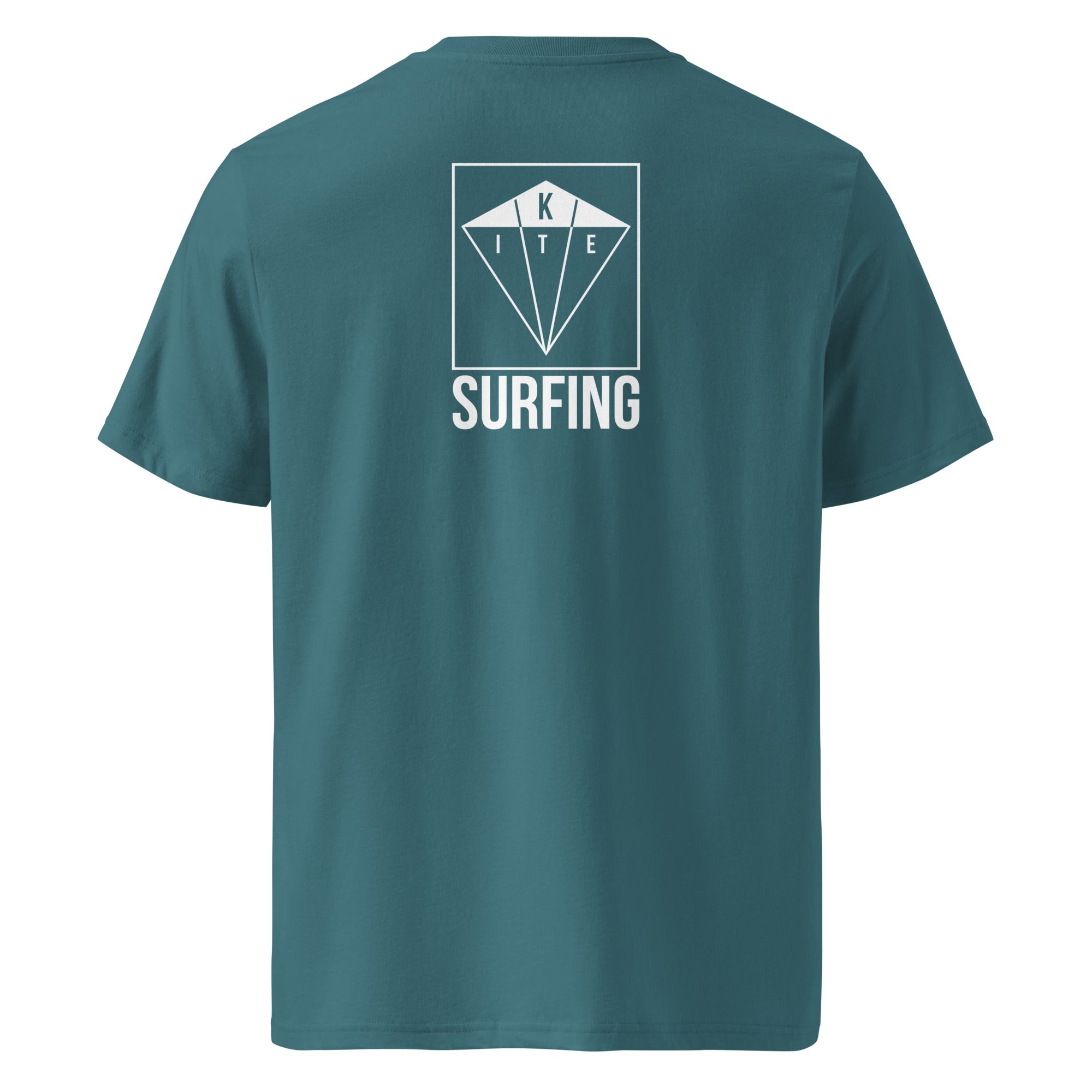 Kitesurfen T-Shirt Unisex Petrol – inspiriert vom Kitesurfen & Kiteboarden am Ammersee, Starnberger See & Wörthsee