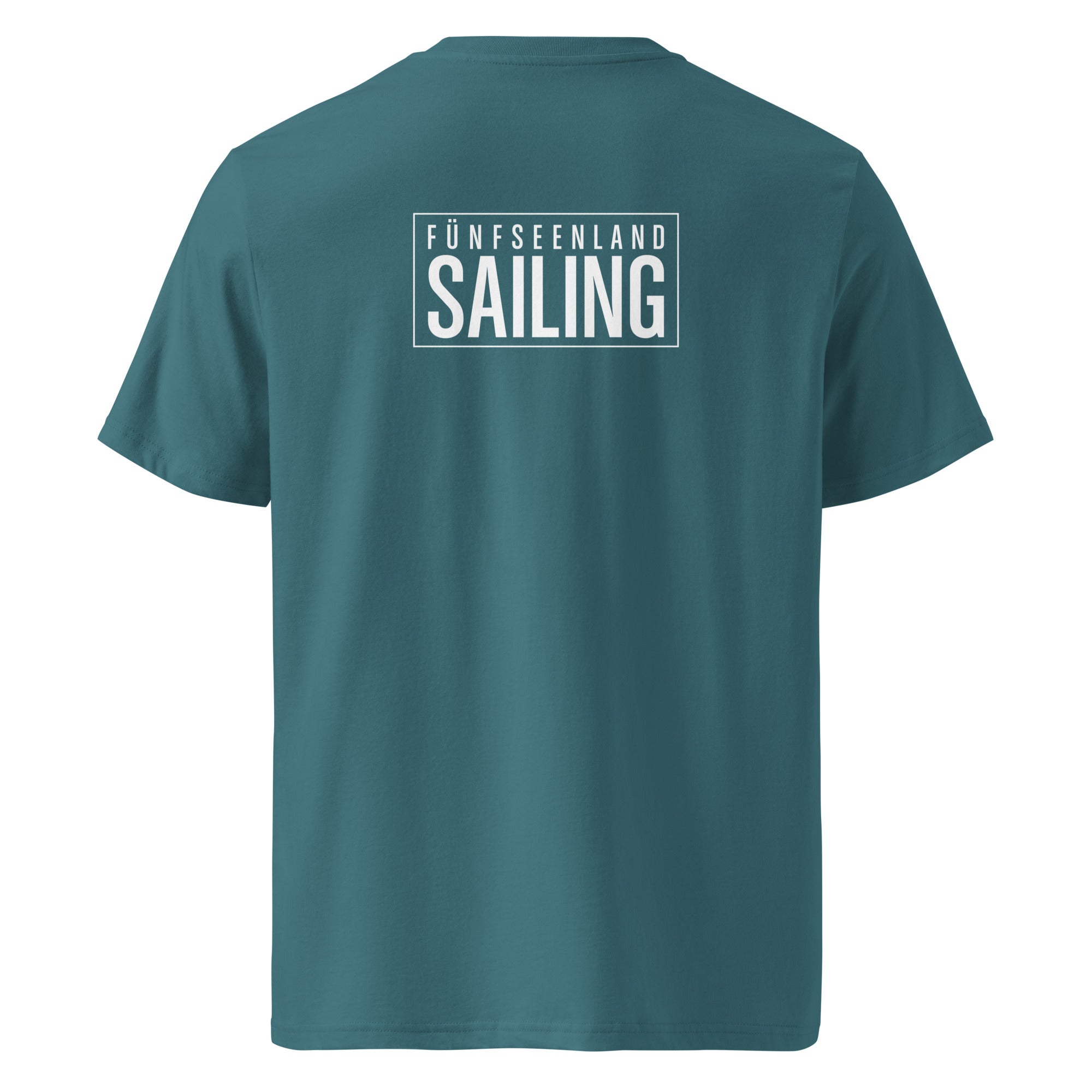 Fünfseenland Segeln T-Shirt Unisex, inspiriert vom Segeln und Seglern am Ammersee, Starnberger See, Wörthsee & Pilsensee