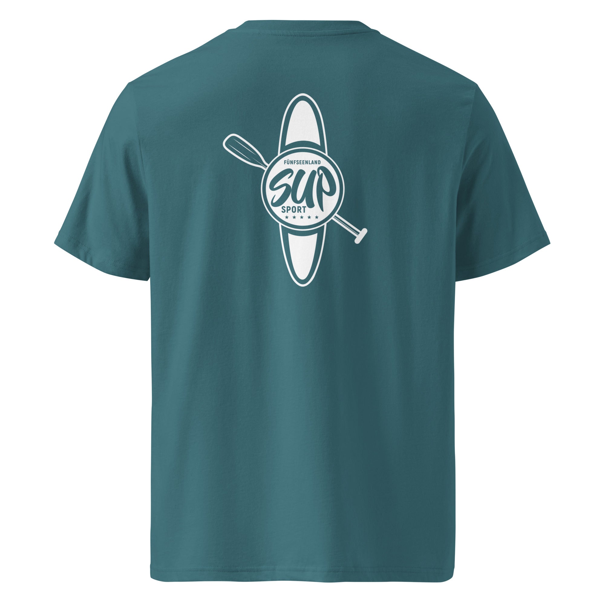 SUP Boarden T-Shirt Unisex – Stand-Up-Paddling, SUP T-Shirt inspiriert vom Stand-Up-Paddling am Ammersee & Starnberger See