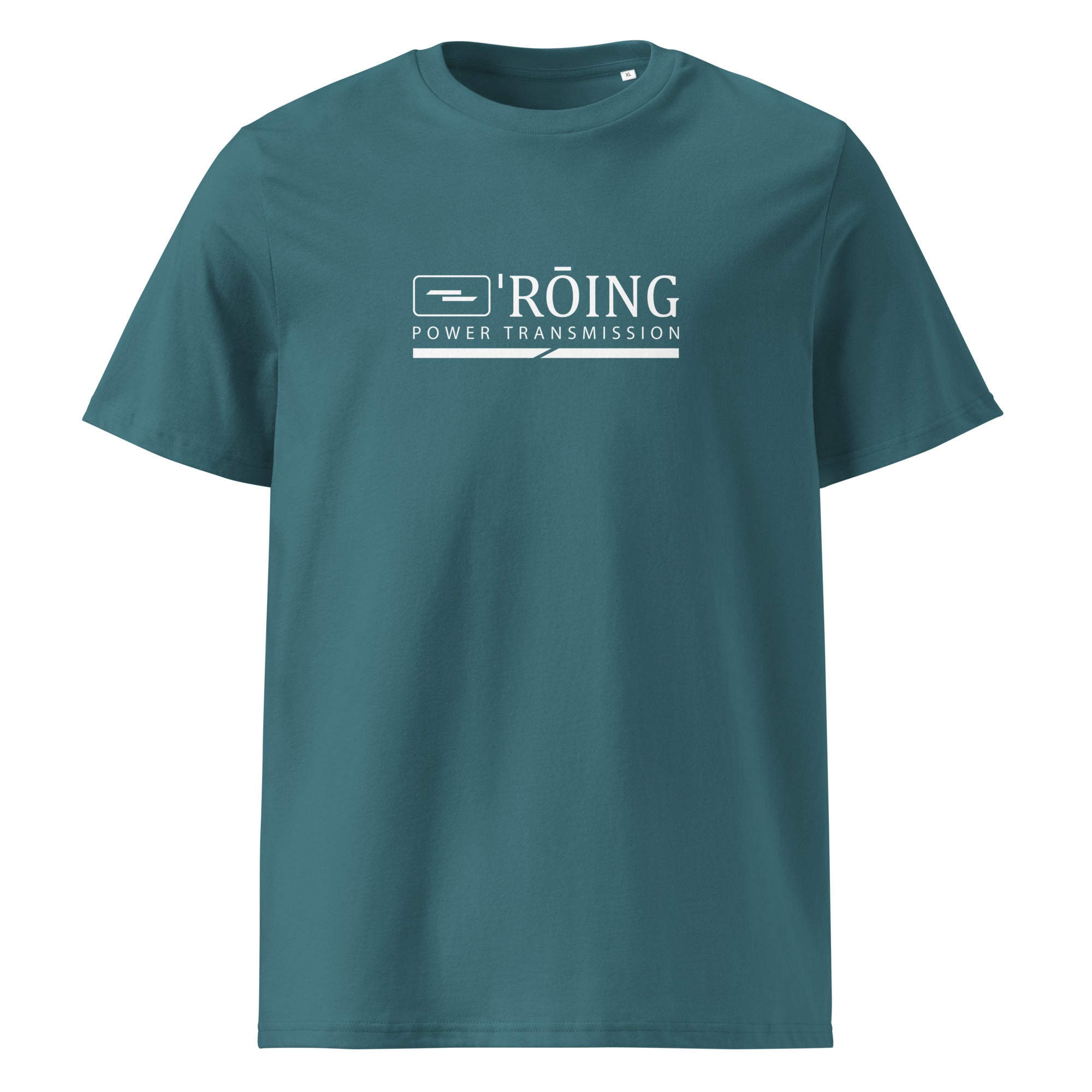 Rudern T-Shirt Unisex Petrol Vorderseite – Sportliches Crew Shirt Rennrudern Training Ammersee & Fünfseenland