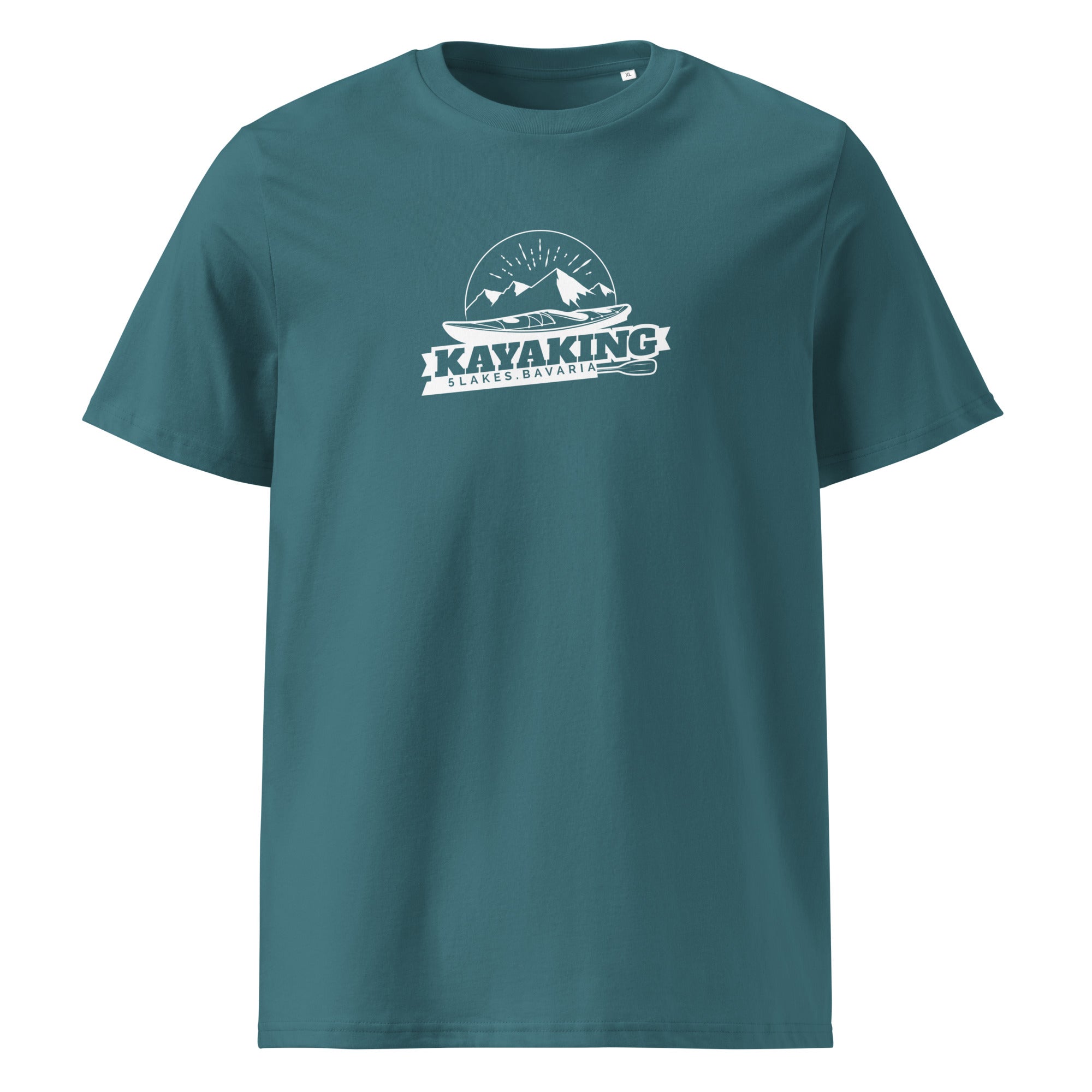Kayak T-Shirt, Fünfseenland, inspiriert vom Kayak & Kayaking am Ammersee, Starnberger See, Wörthsee, Pilsensee, Weßlinger See