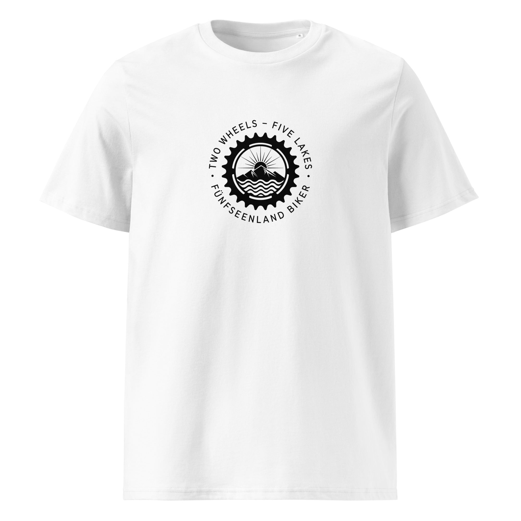 Mountainbike T-Shirt Unisex, inspiriert von Bike & E-Bike Touren am Ammersee, Starnberger See, Wörthsee, Pilsensee, Weßling
