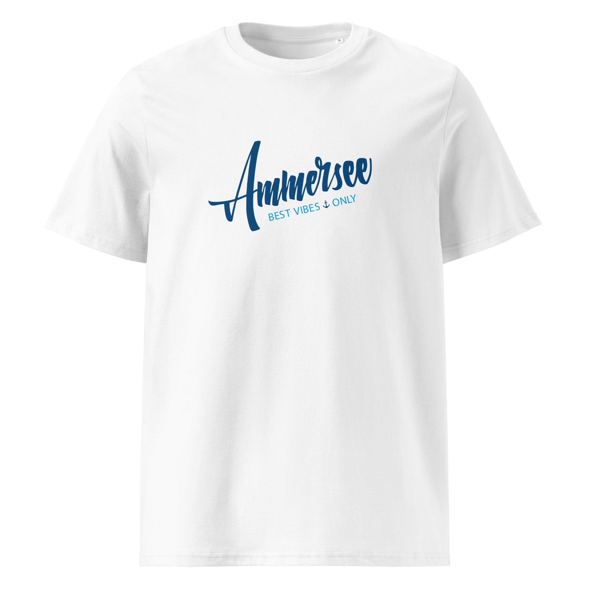 Ammersee T-Shirt Unisex, weiß, inspiriert vom Ammersee, Schondorf am Ammersee, Herrsching, Dießen am Ammersee, Breitbrunn
